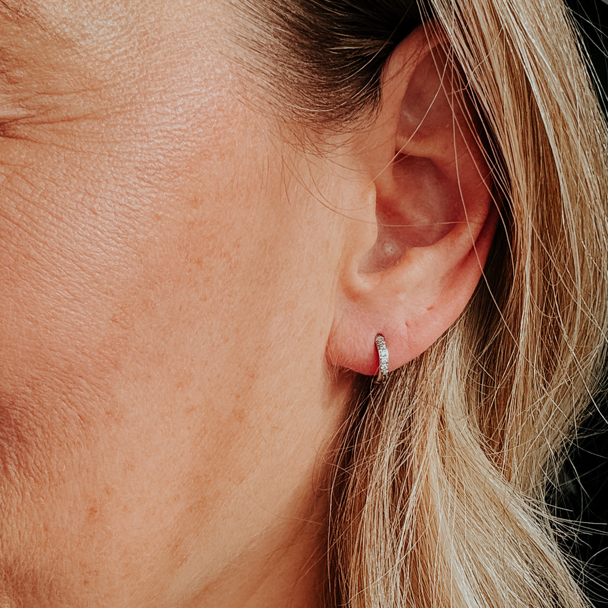 Santorini Mini Huggie Earrings