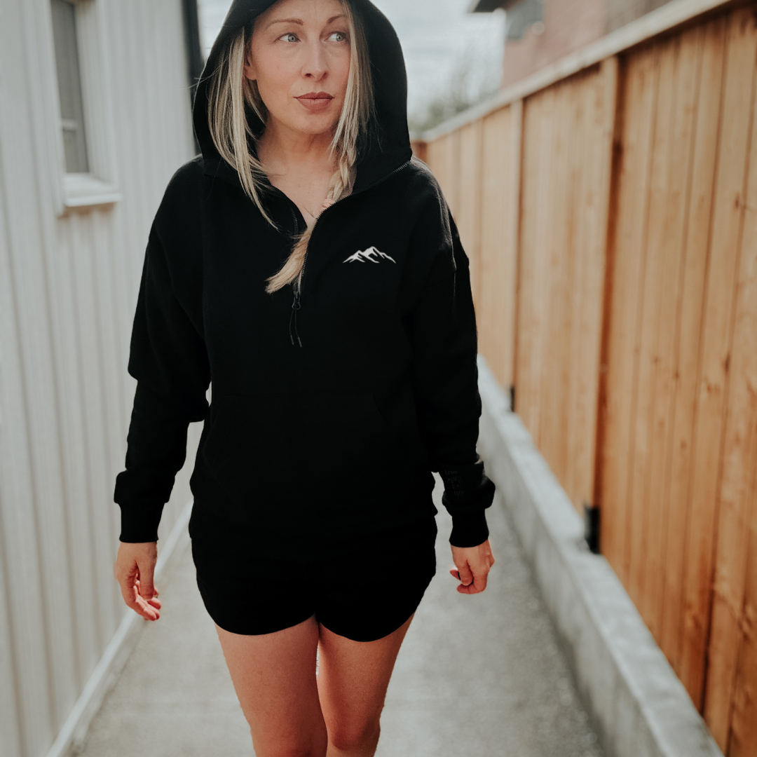 Mountain Crest Embroidered Ultimate 1/2 Zip Hoodie