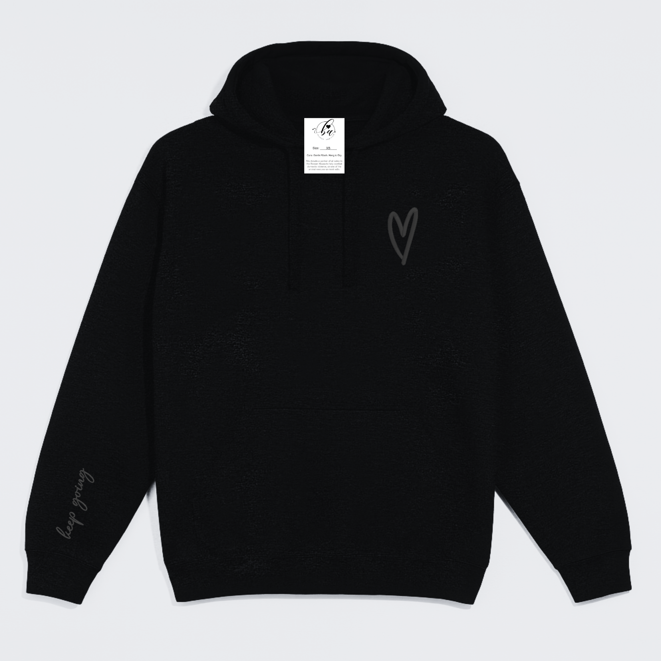 Keep Going Embroidered Cozy HOODIE