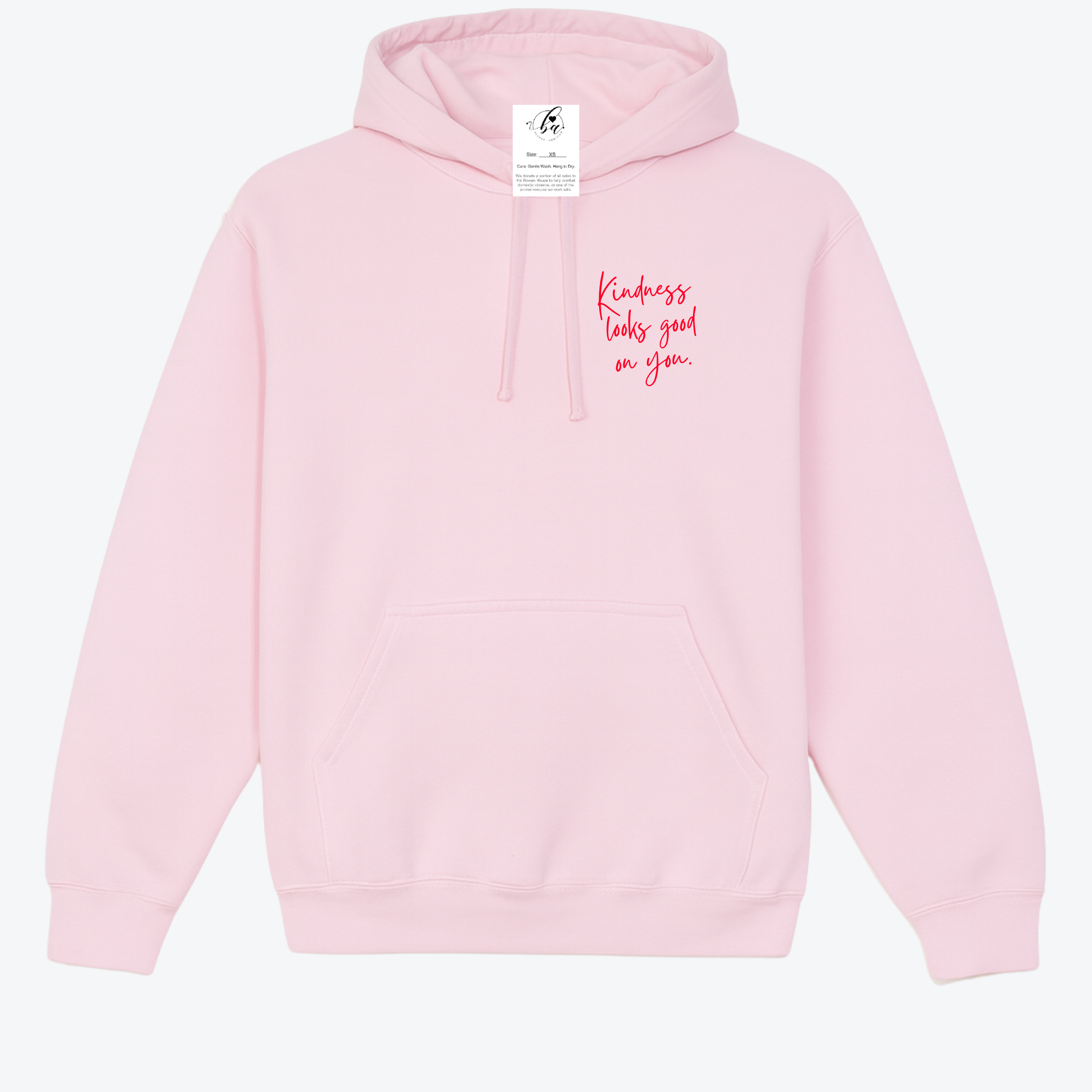 Kindness Looks Good On You Cozy Hoodie