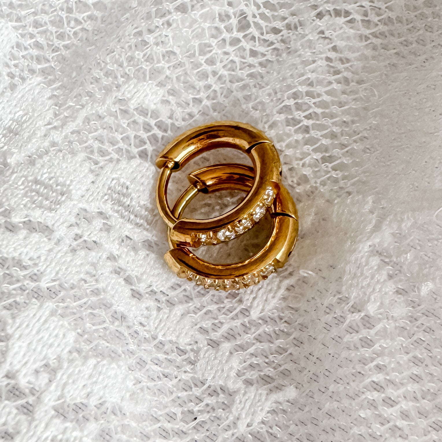 Santorini Mini Huggie Earrings