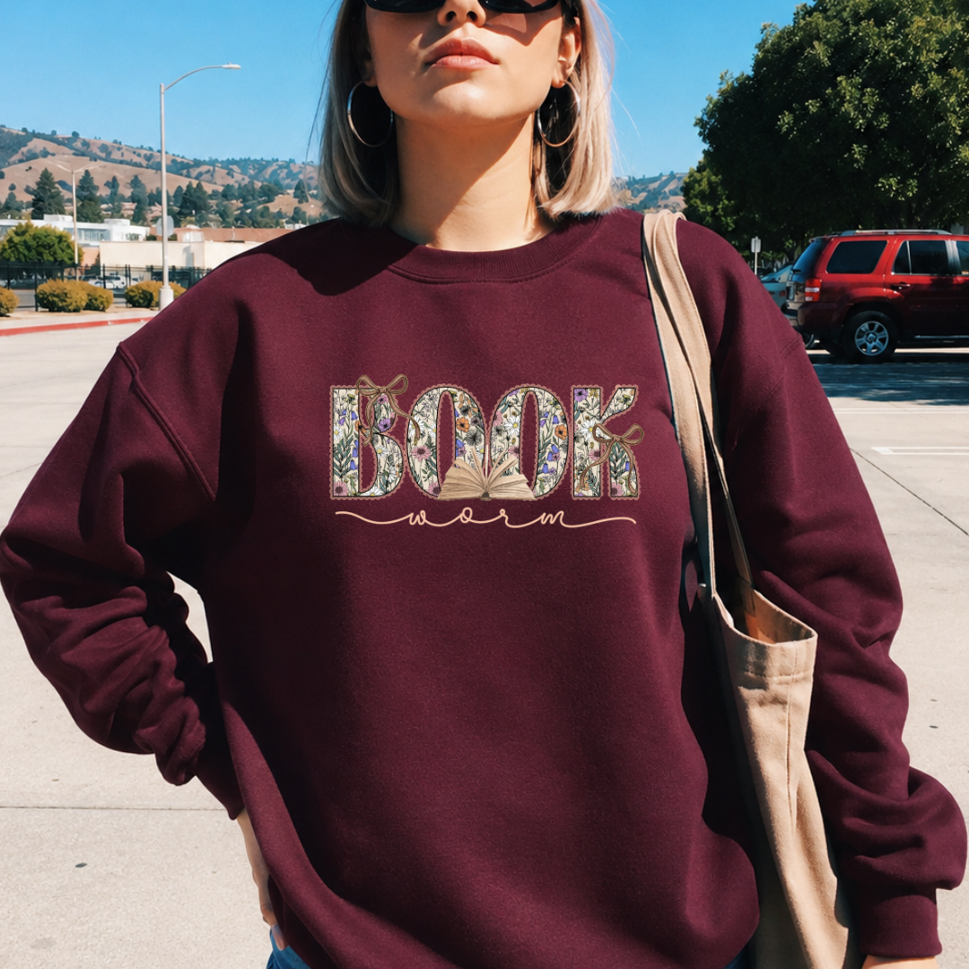 Book Worm Classic Crew