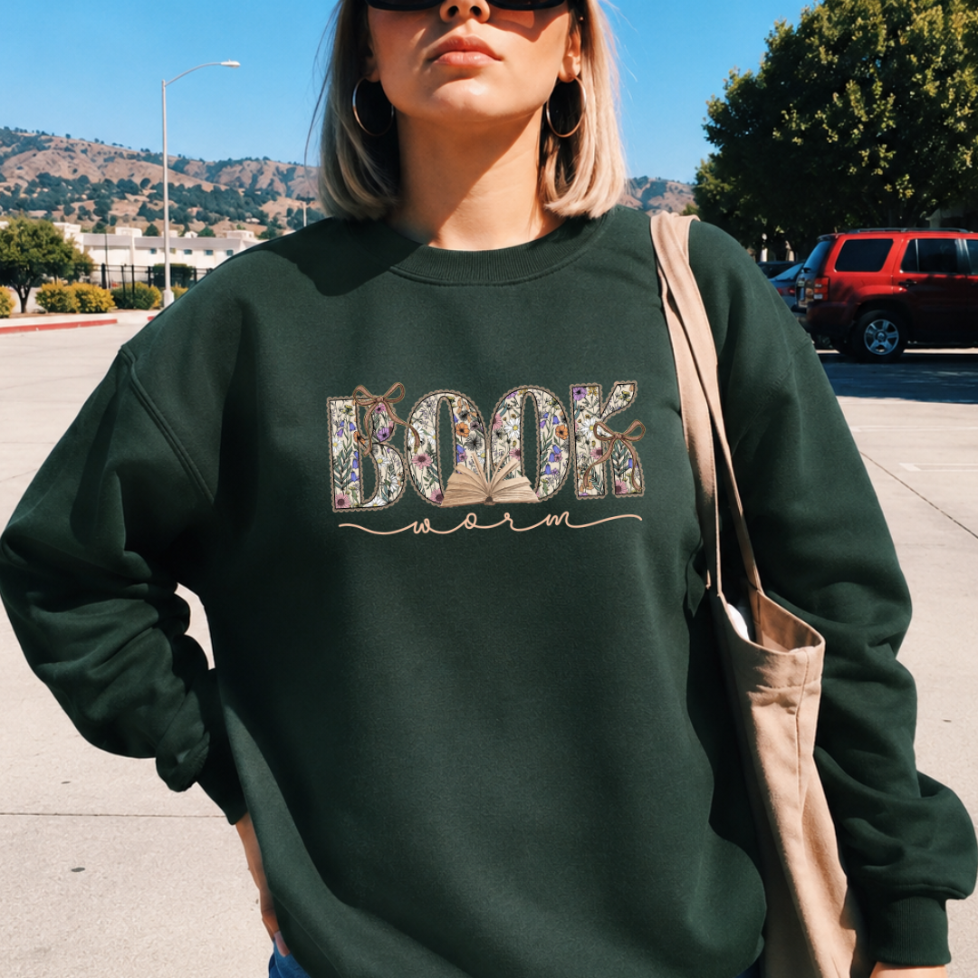 Book Worm Classic Crew