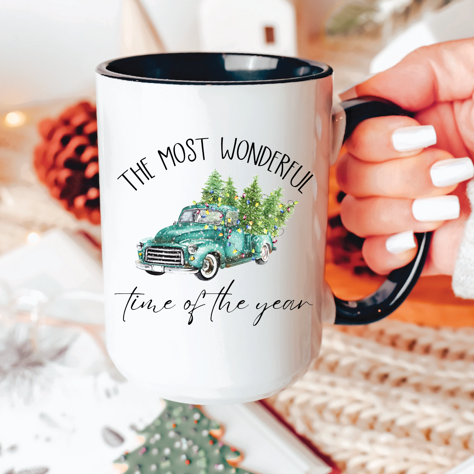 The Most Wonderful Time of the Year 15oz Christmas Mug