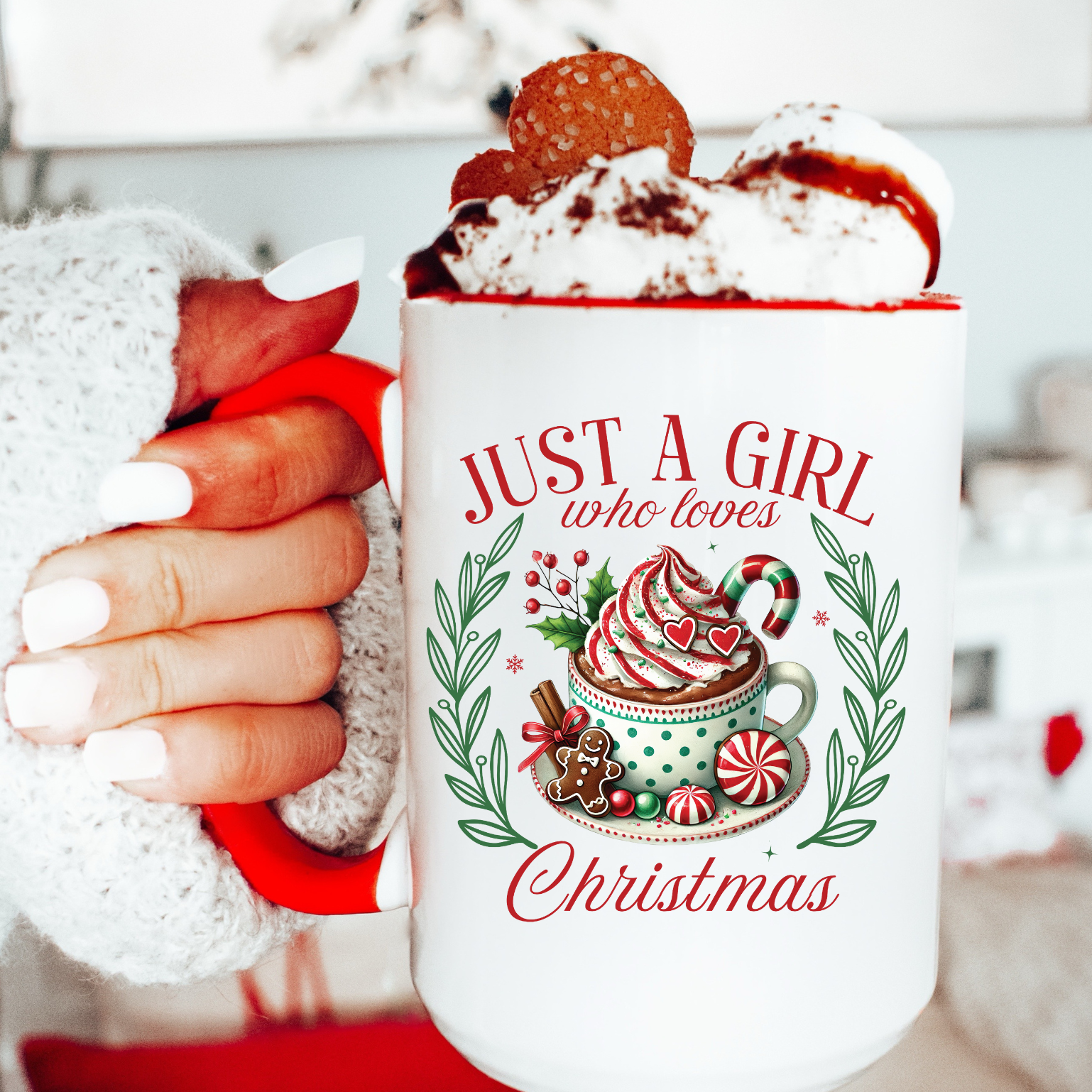 Just a girl who loves Christmas 15oz Christmas Mug