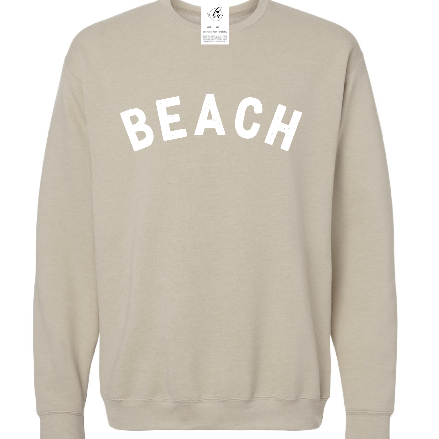 BEACH Cozy Crew Neck Sweater