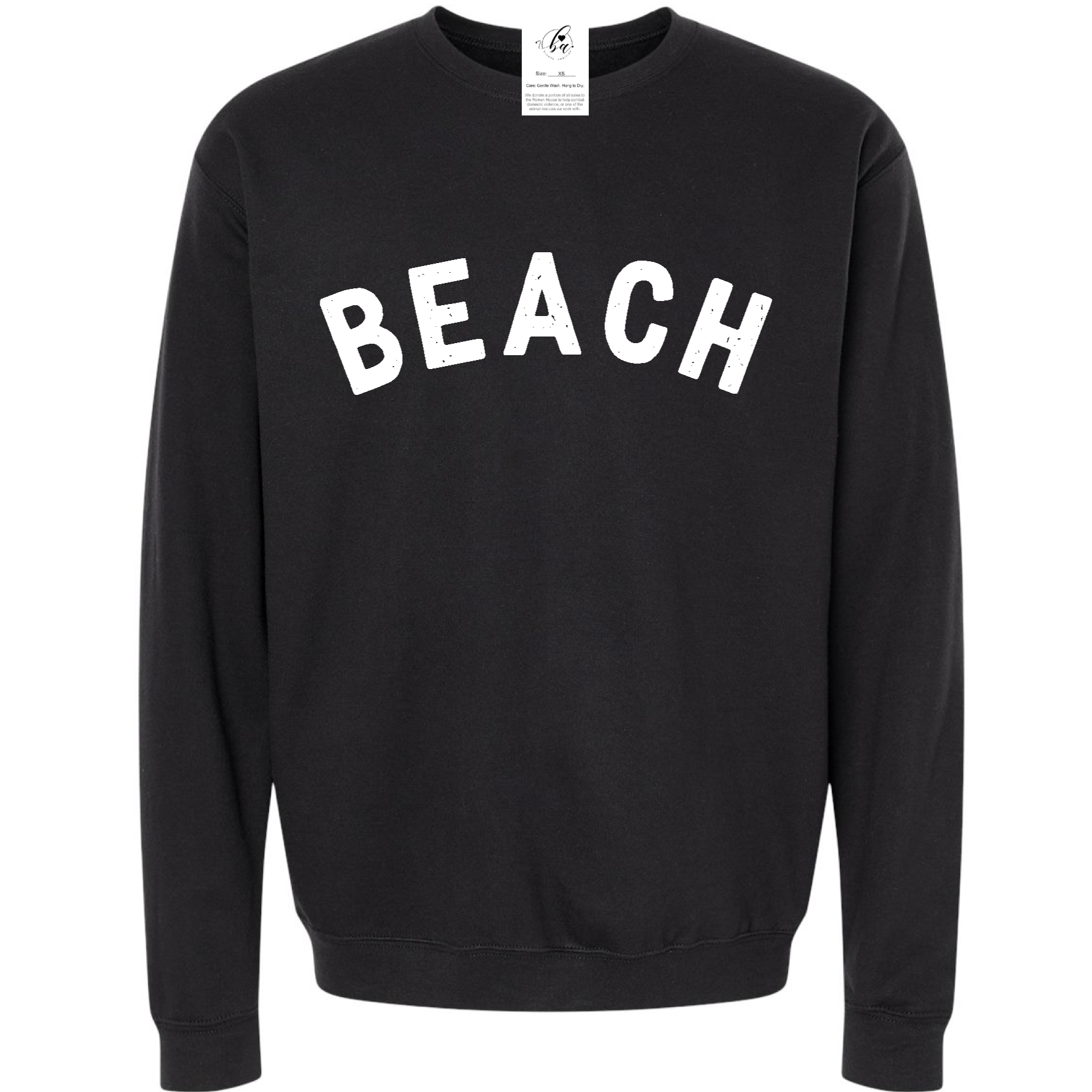 BEACH Cozy Crew Neck Sweater