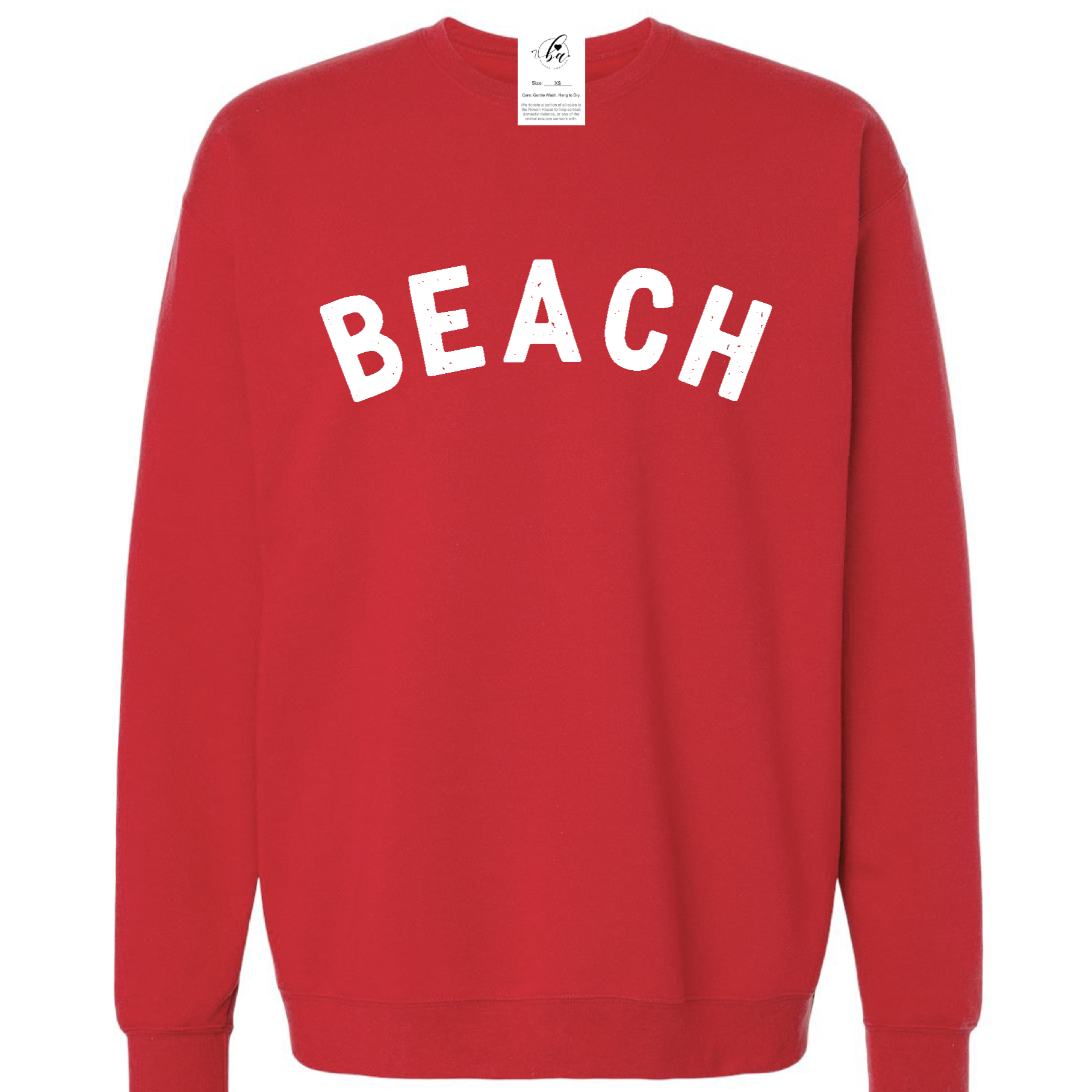 BEACH Cozy Crew Neck Sweater