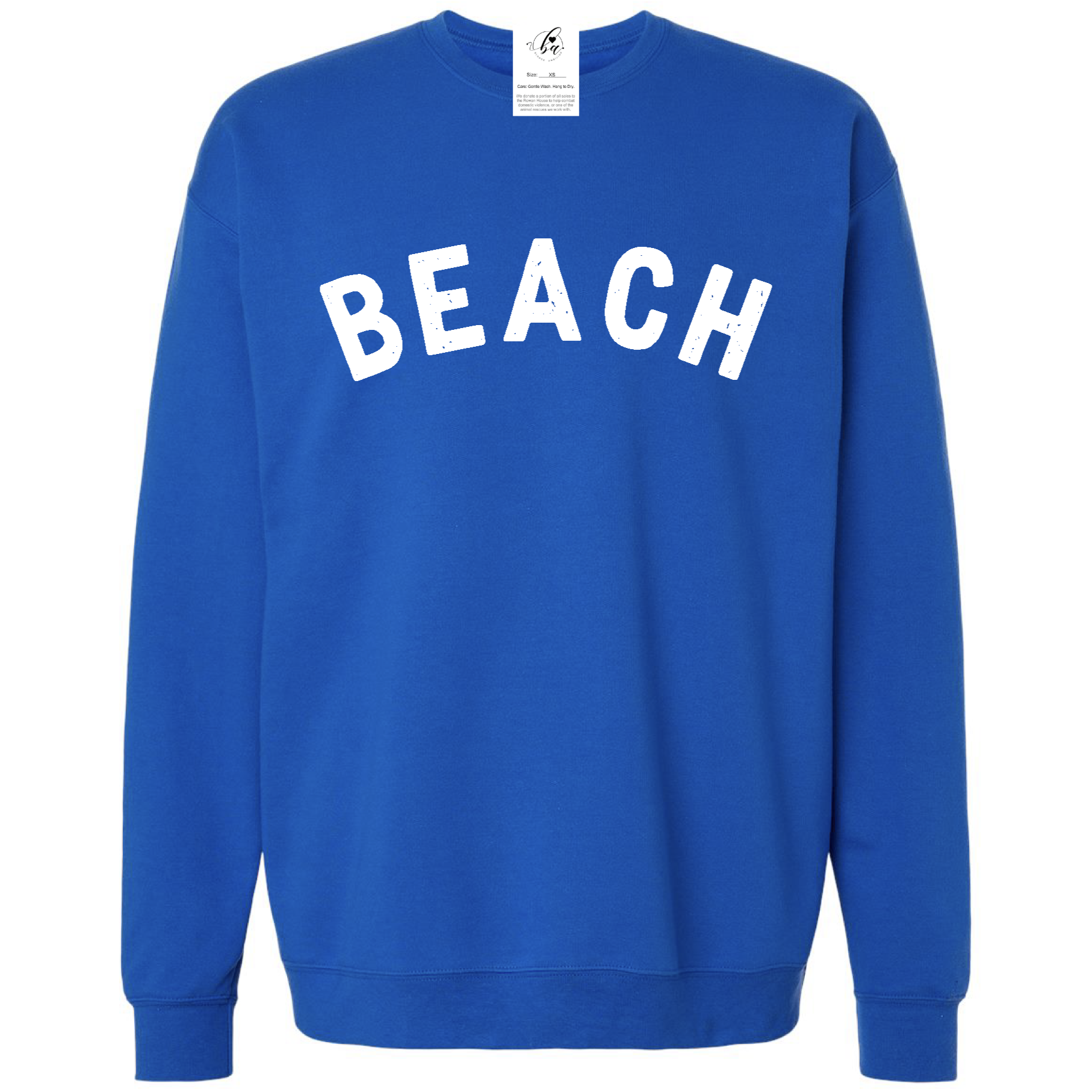 BEACH Cozy Crew Neck Sweater