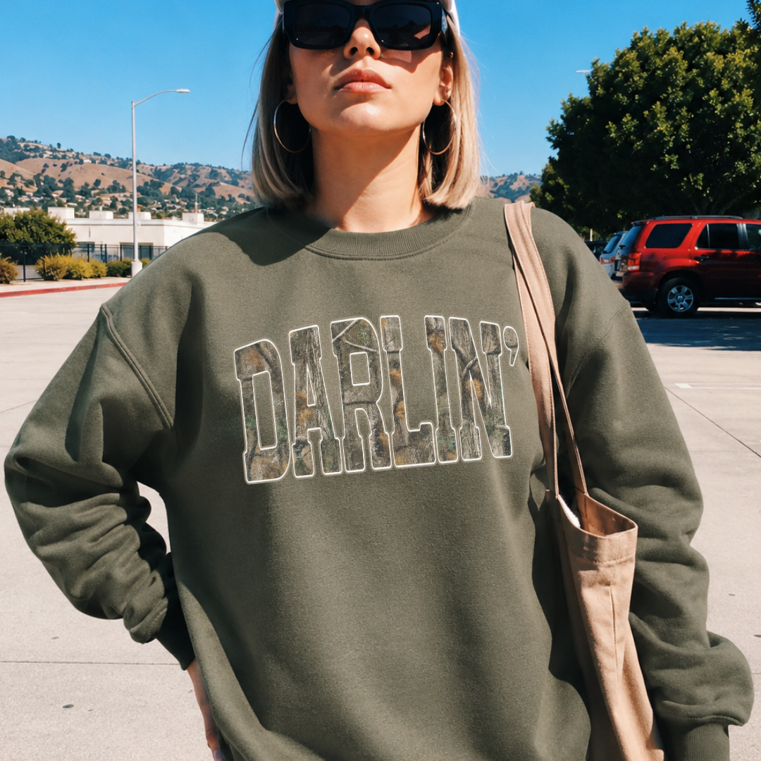 Darlin' Camo Classic Crew