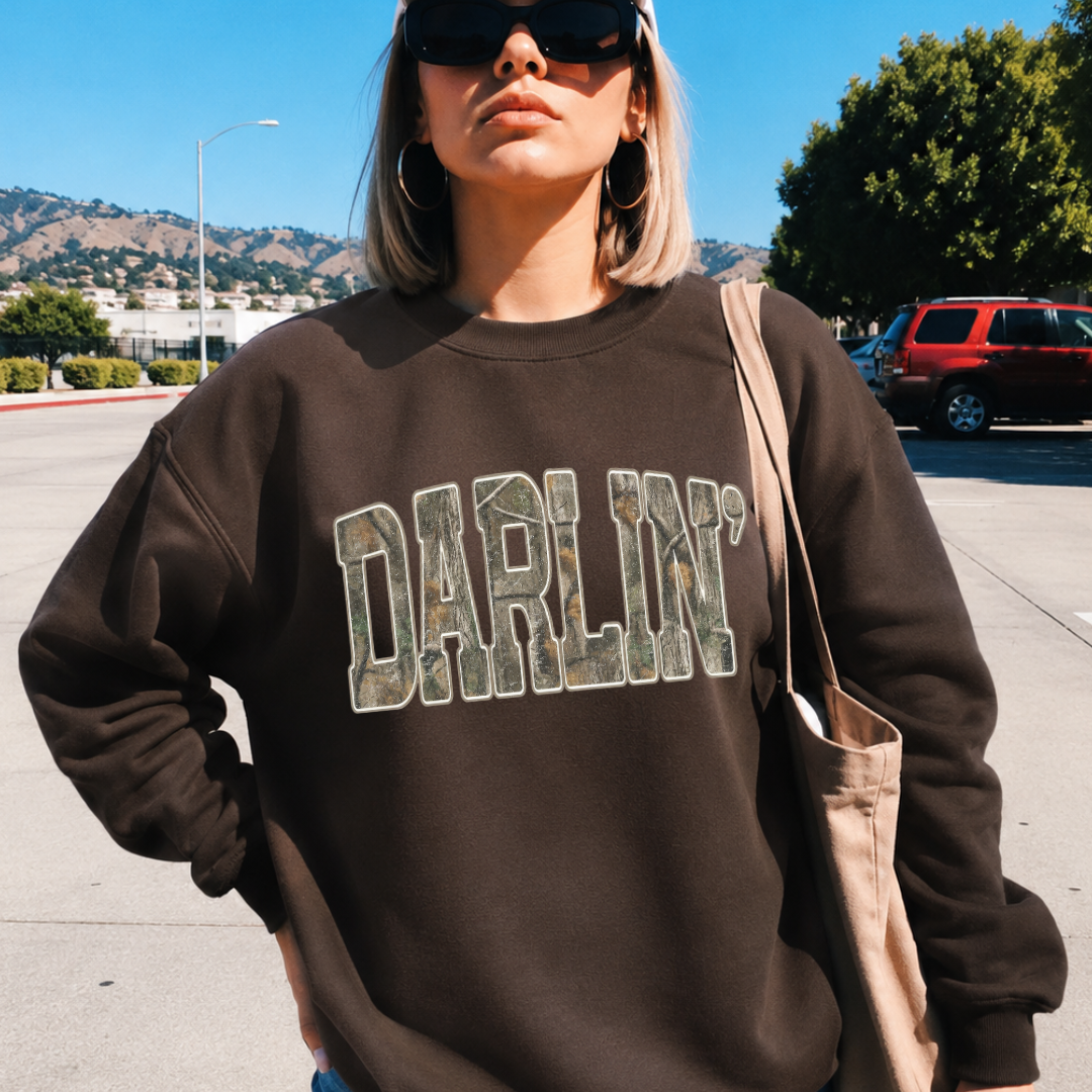 Darlin' Camo Classic Crew