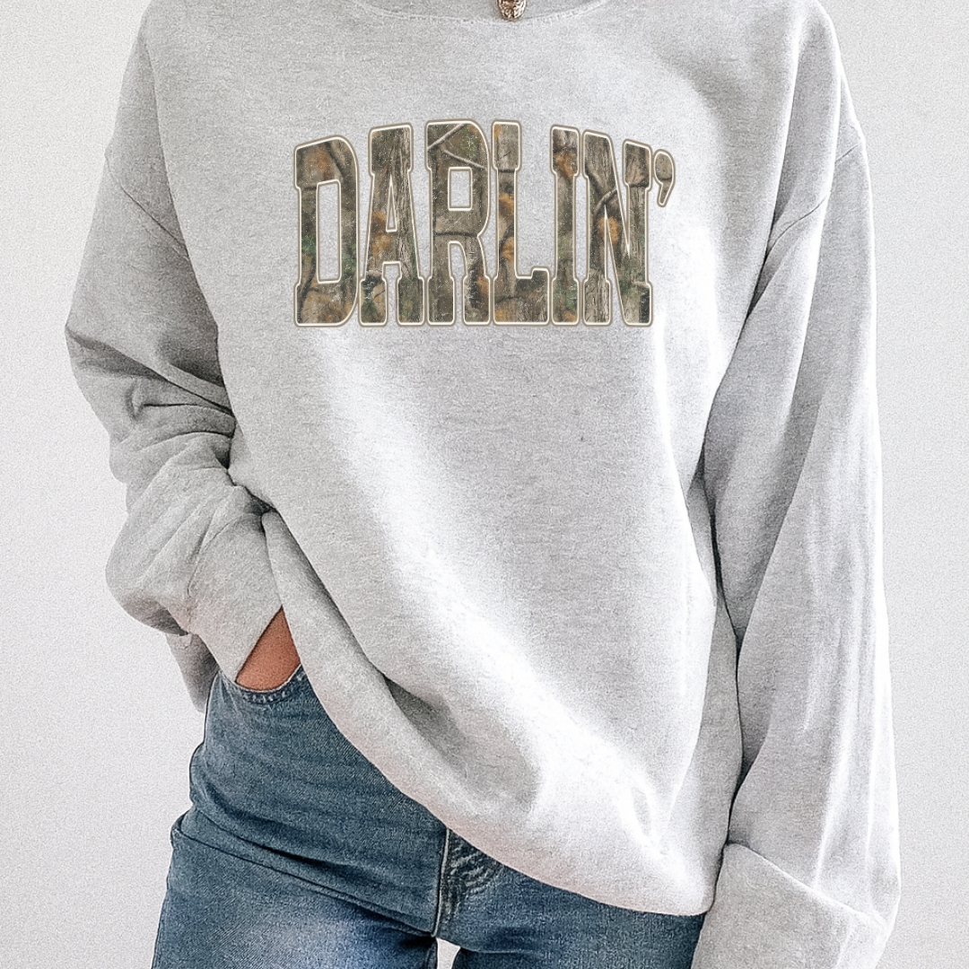 Darlin' Camo Classic Crew