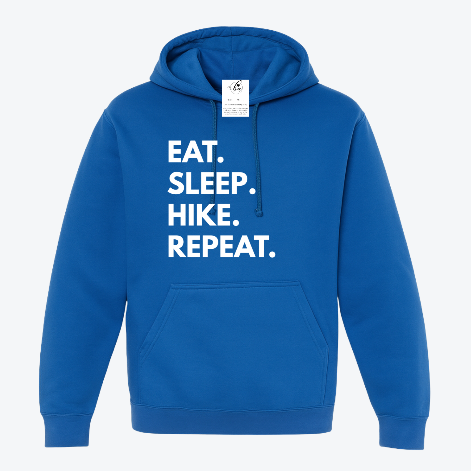 Eat. Sleep. Hike. Repeat. Cozy Hoodie