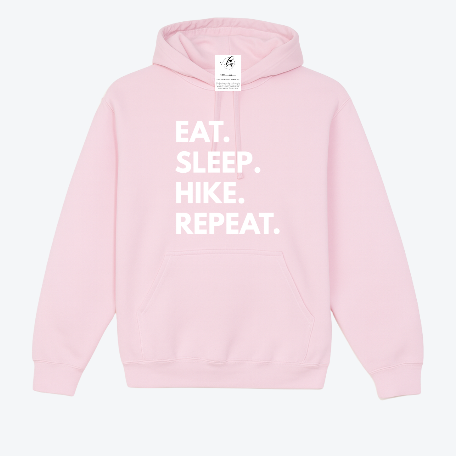 Eat. Sleep. Hike. Repeat. Cozy Hoodie