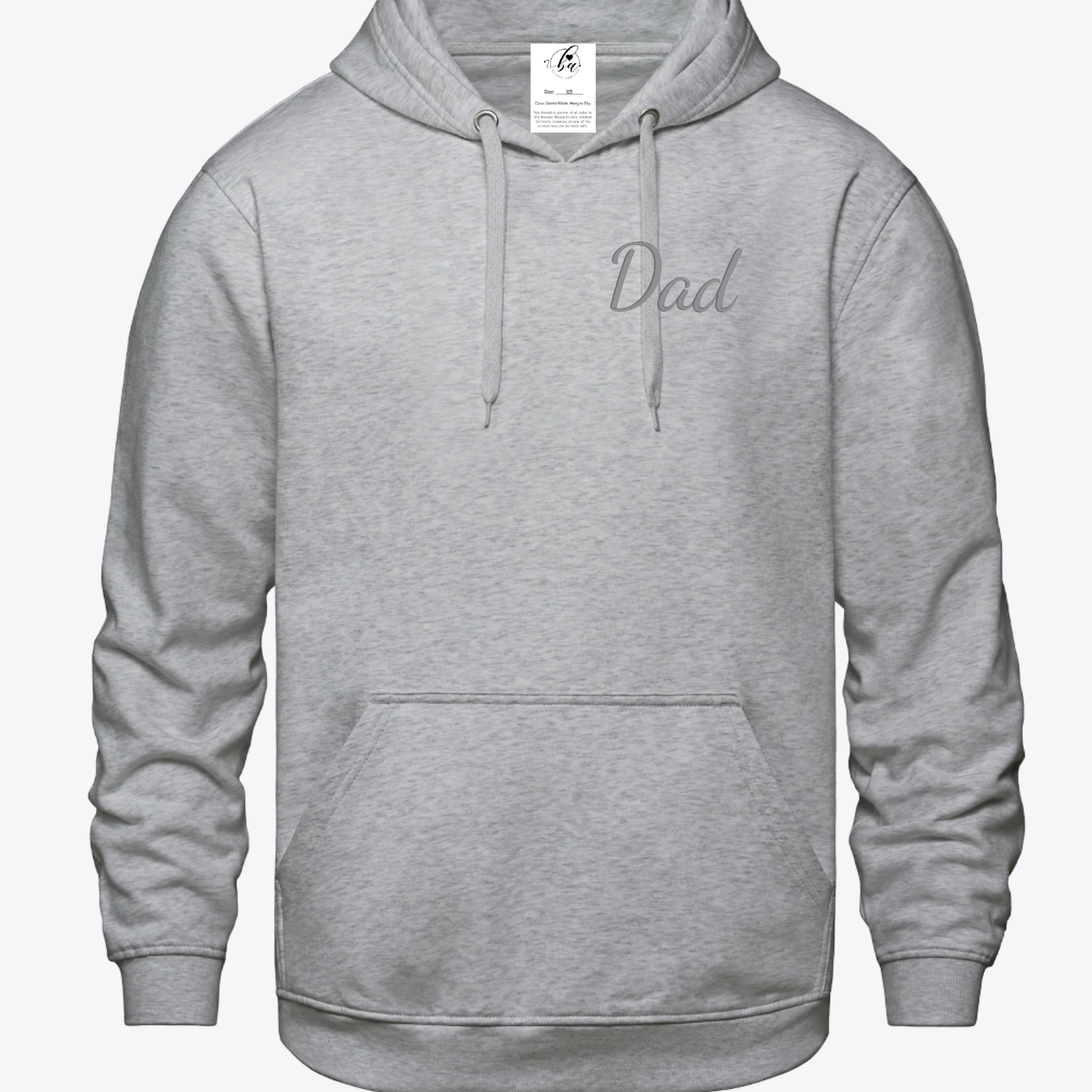 Dad {Crest} Embroidered Ultra Soft Hoodie