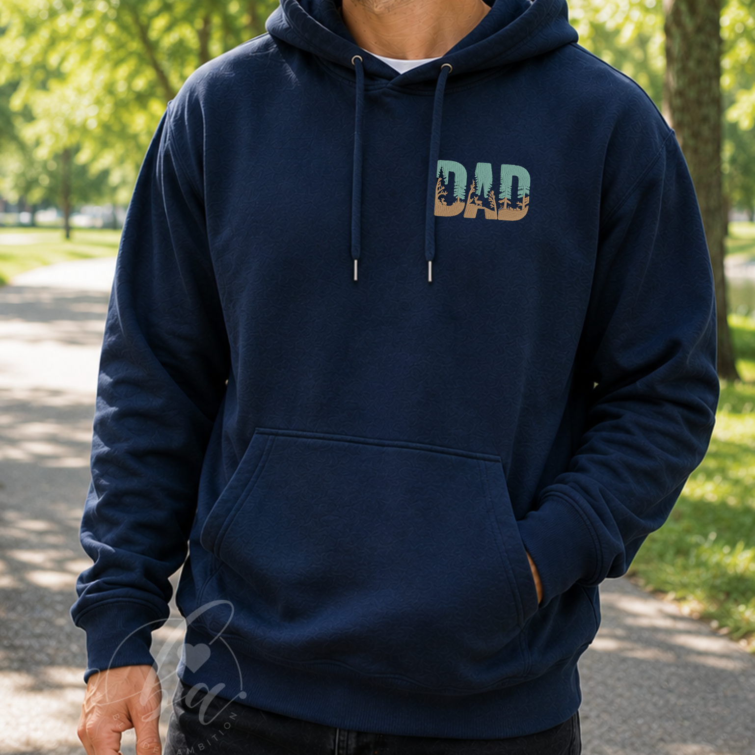 Embroidered Outdoorsy Dad Ultra Soft Hoodie