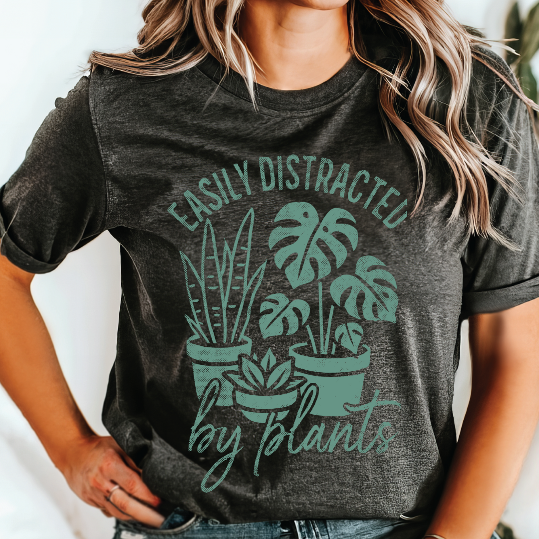 Easily Distracted by Plants Tee
