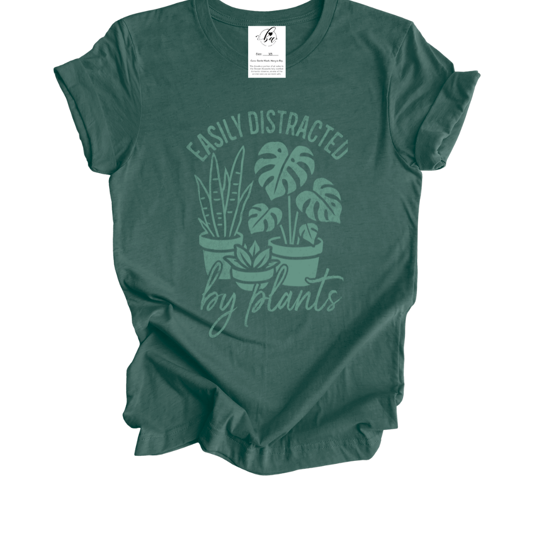 Easily Distracted by Plants Tee
