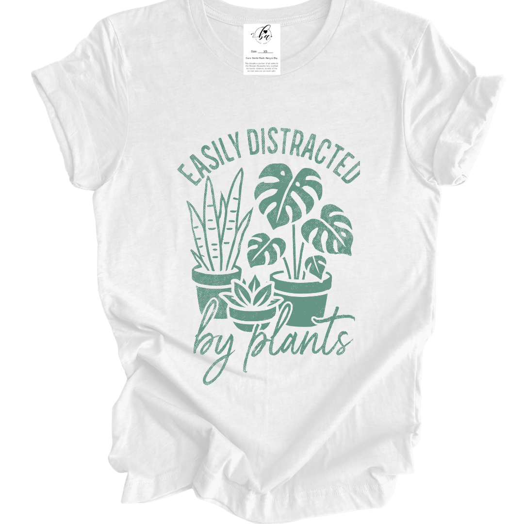 Easily Distracted by Plants Tee