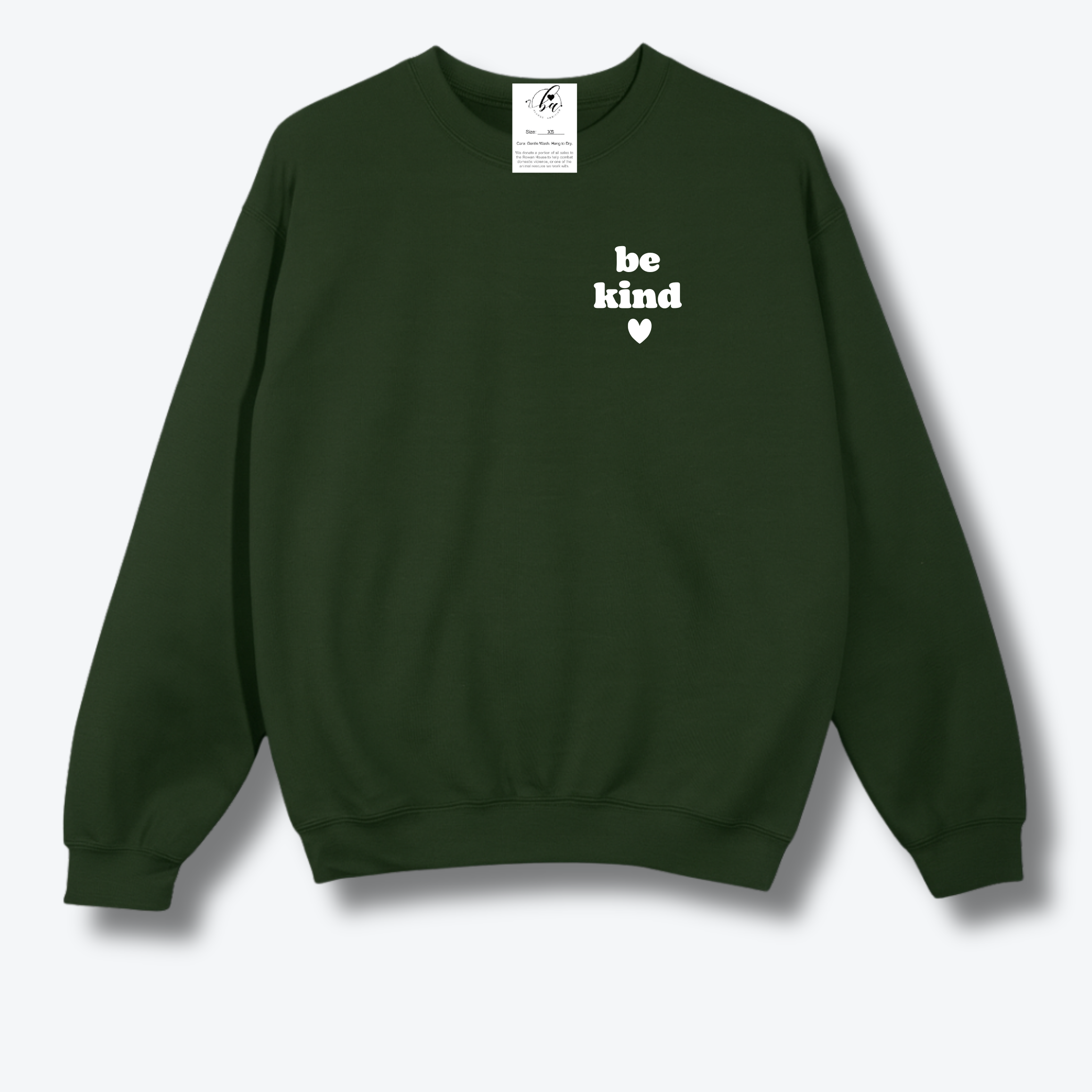 Be Kind {Crest} Cozy Crew Neck Sweater