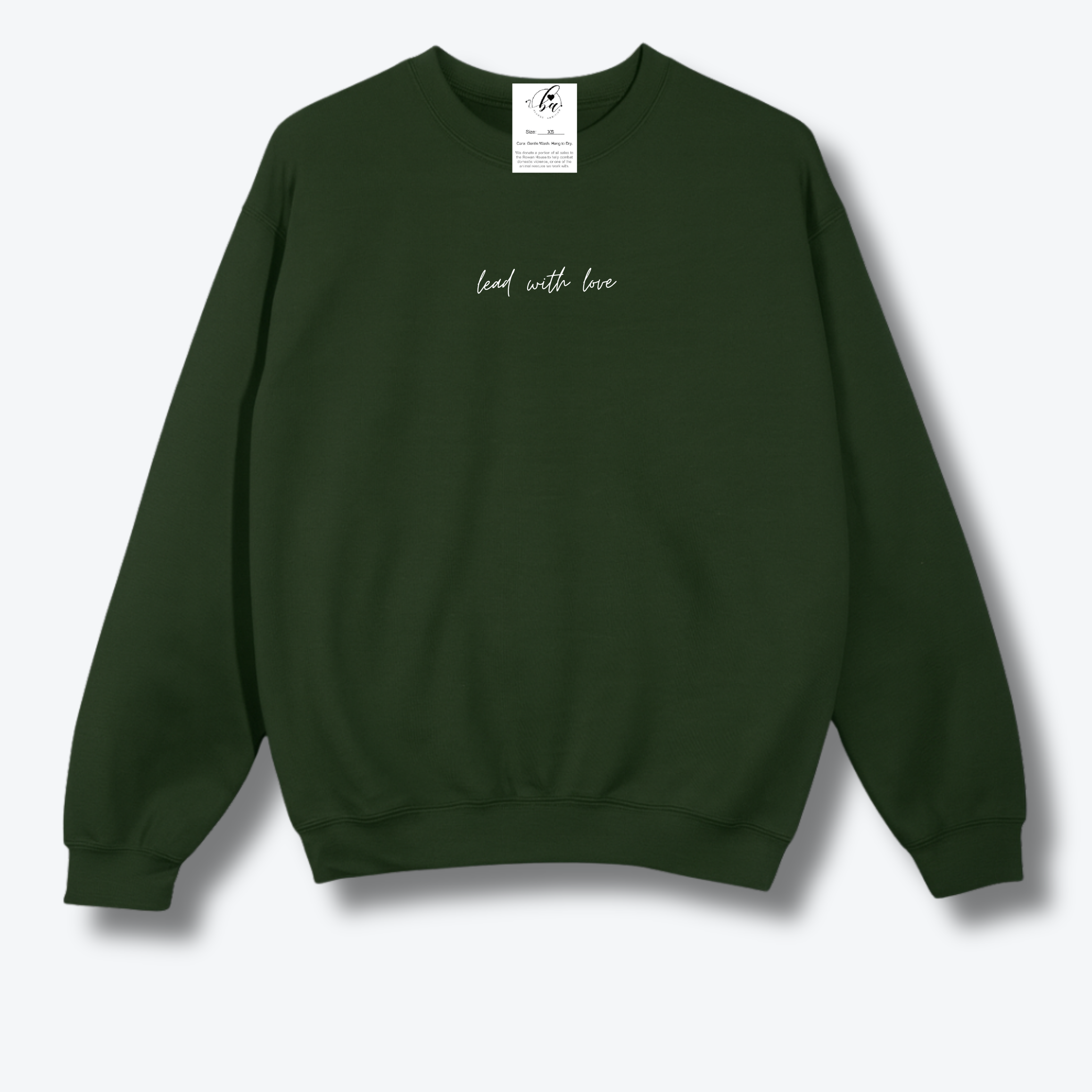 Lead With Love Cozy Crew Neck Sweater