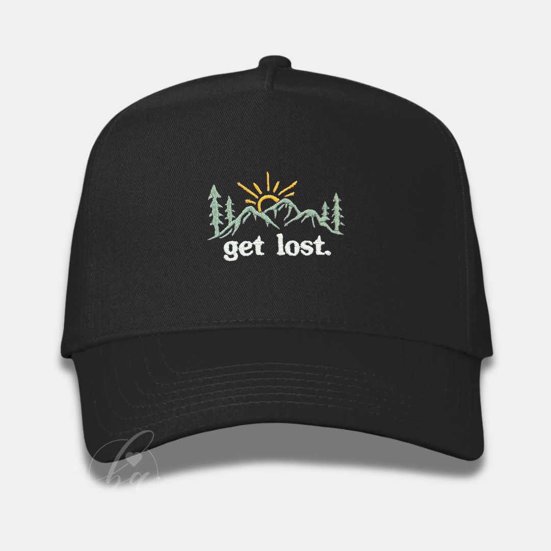 Get Lost Embroidered Cap