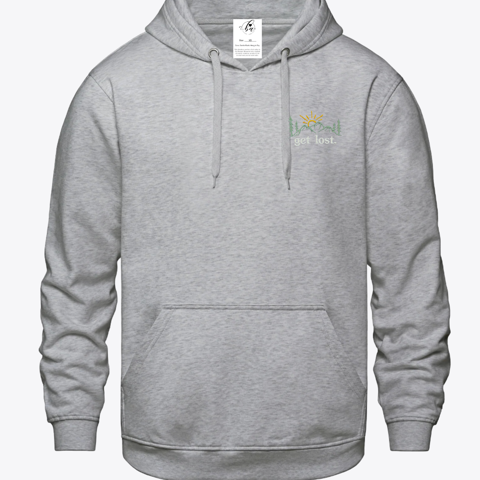 Get Lost Embroidered Ultra Soft Hoodie