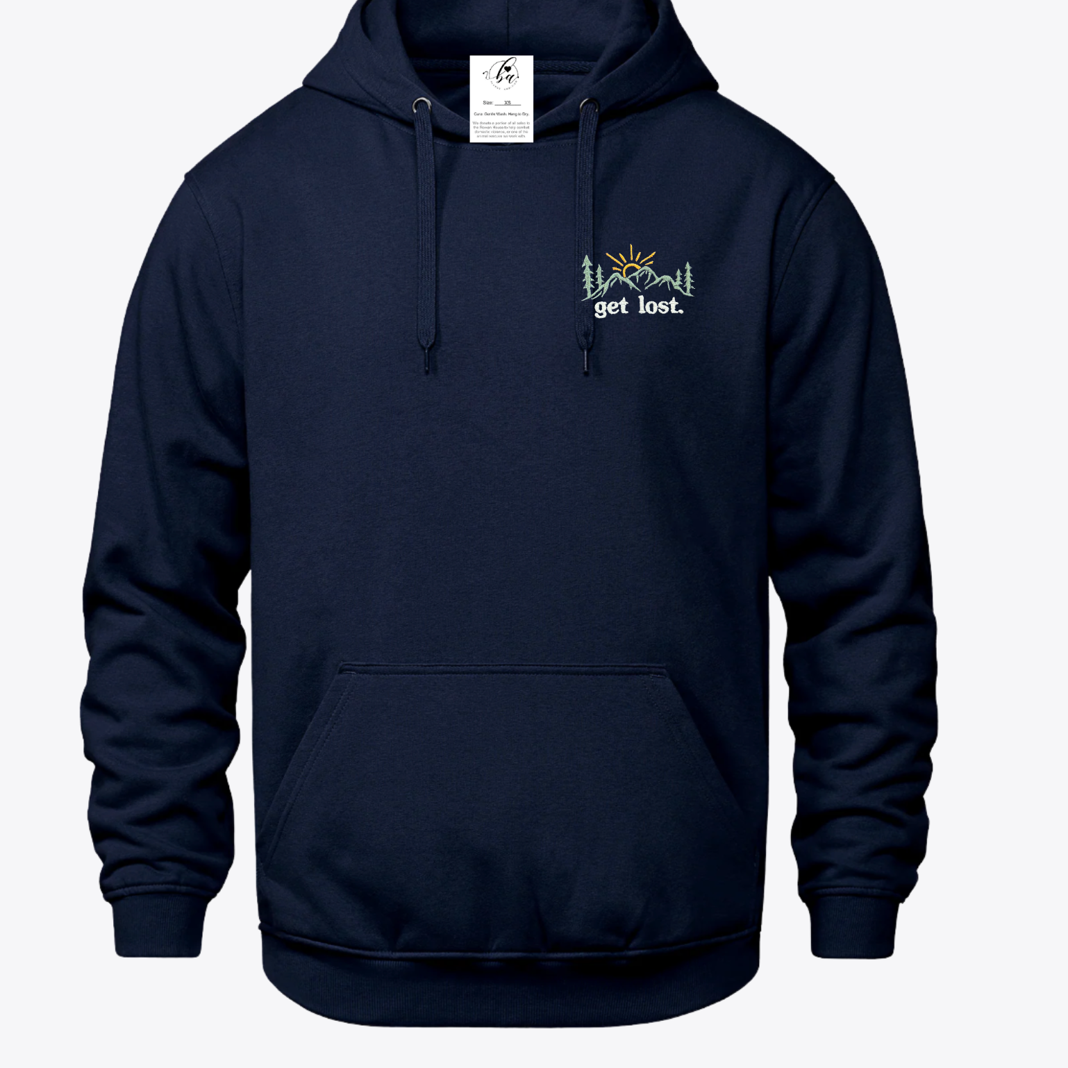 Get Lost Embroidered Ultra Soft Hoodie