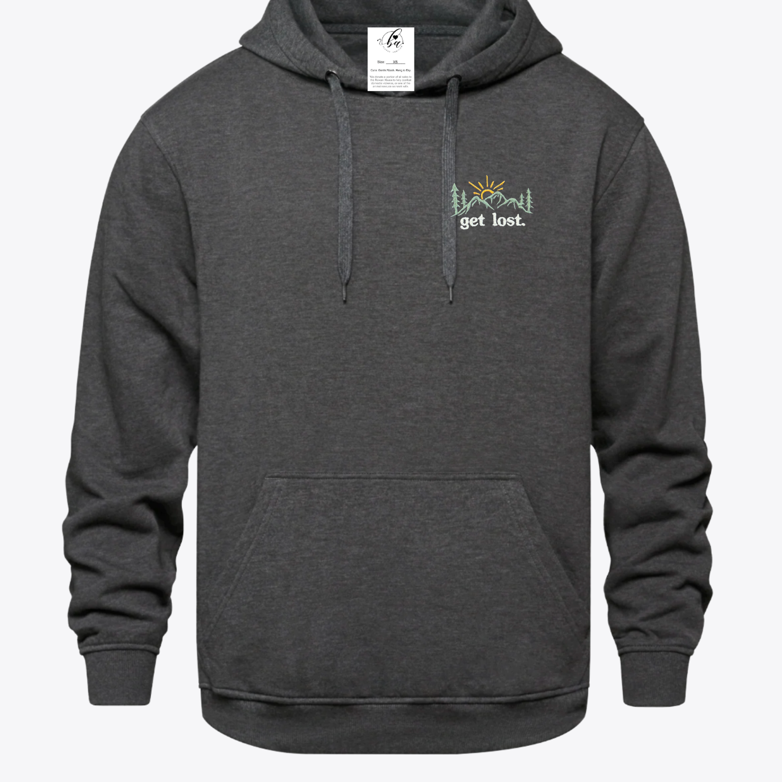 Get Lost Embroidered Ultra Soft Hoodie