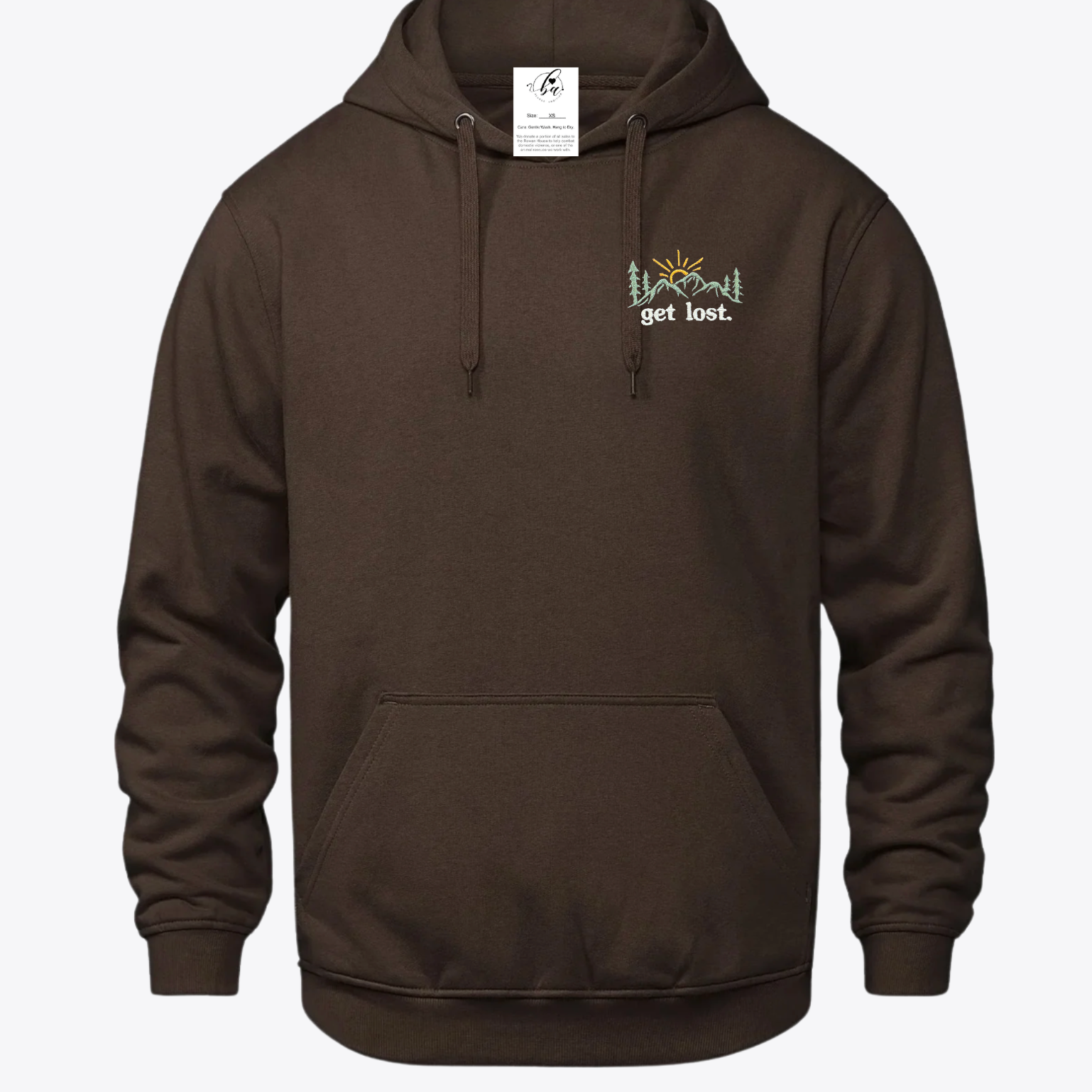 Get Lost Embroidered Ultra Soft Hoodie