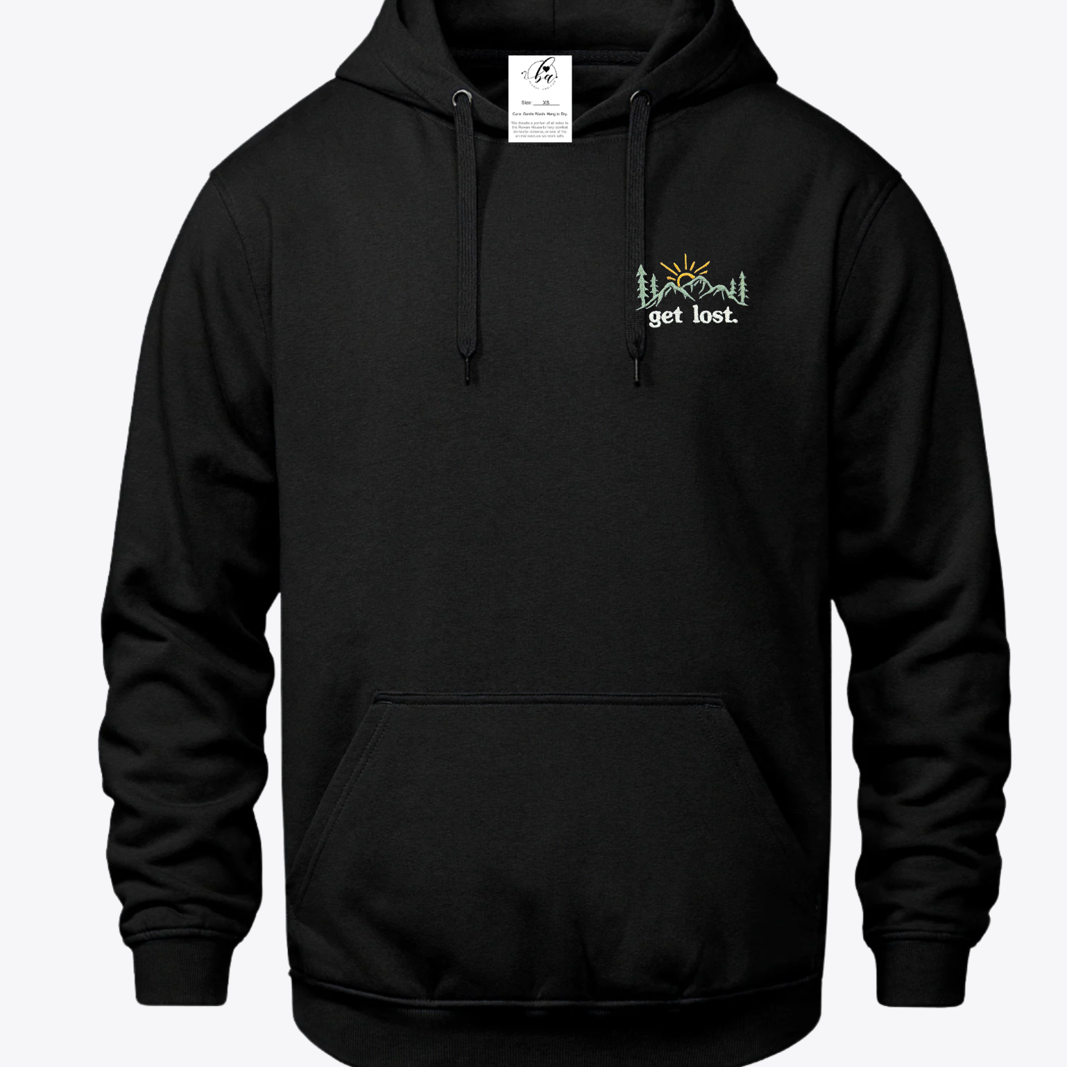 Get Lost Embroidered Ultra Soft Hoodie