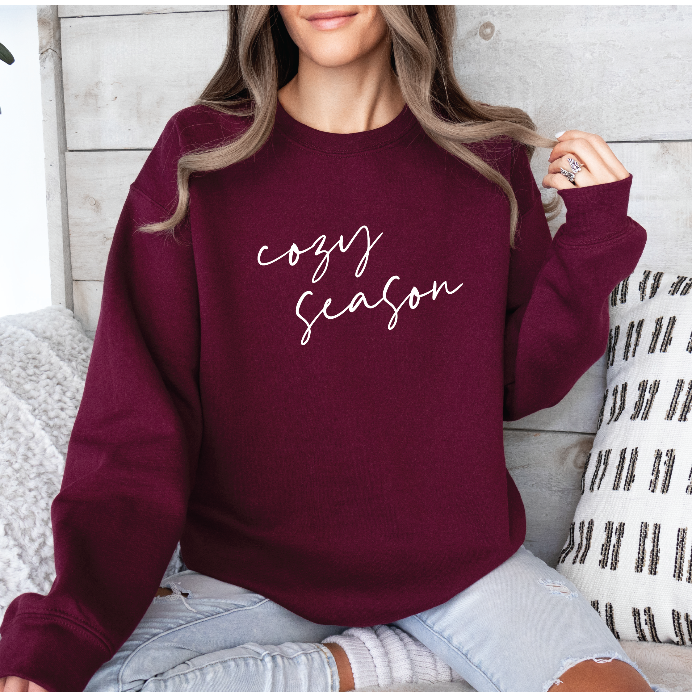 Cozy Season Classic Crew Neck Sweater