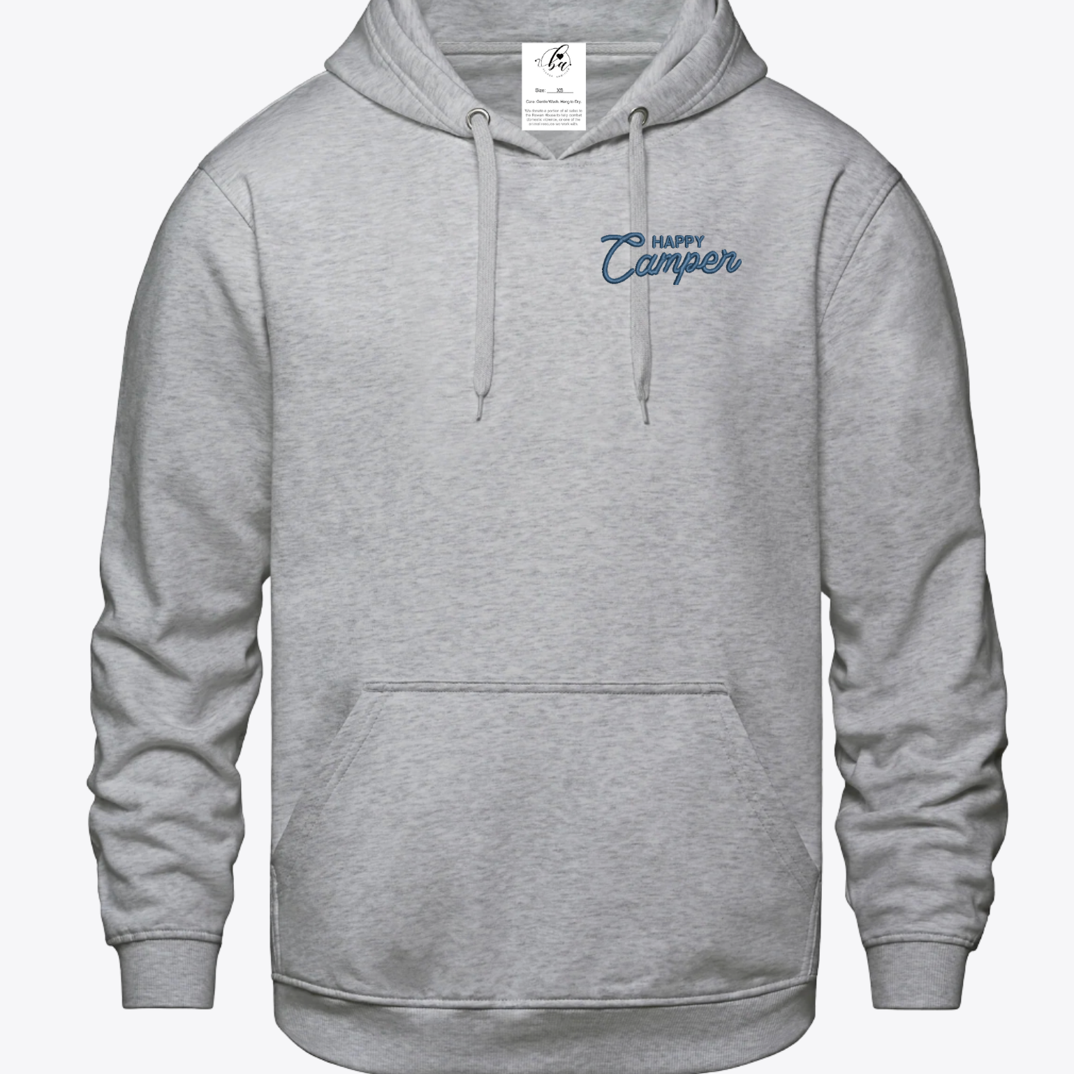 Happy Camper {Crest} Embroidered Ultra Soft Hoodie