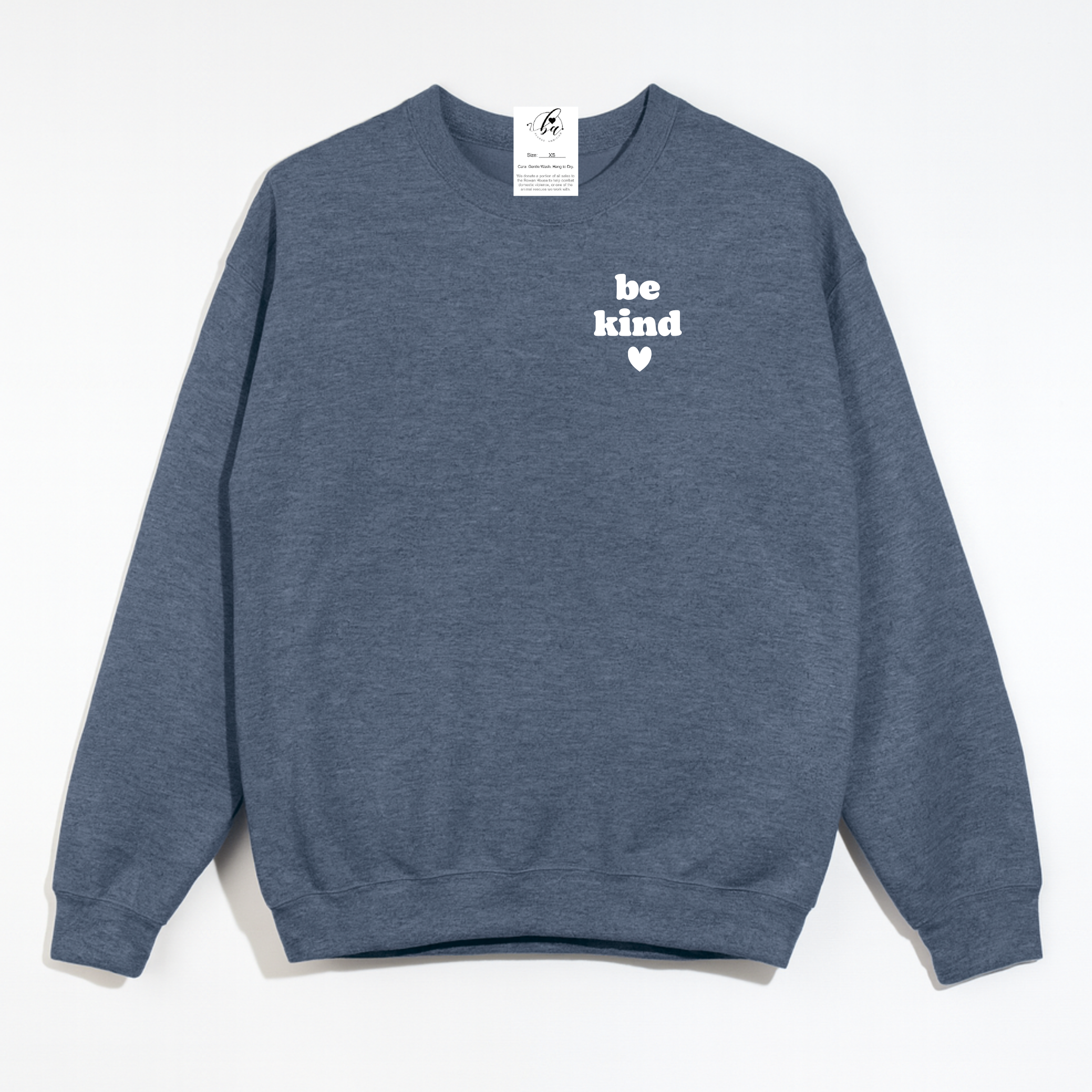 Be Kind {Crest} Cozy Crew Neck Sweater