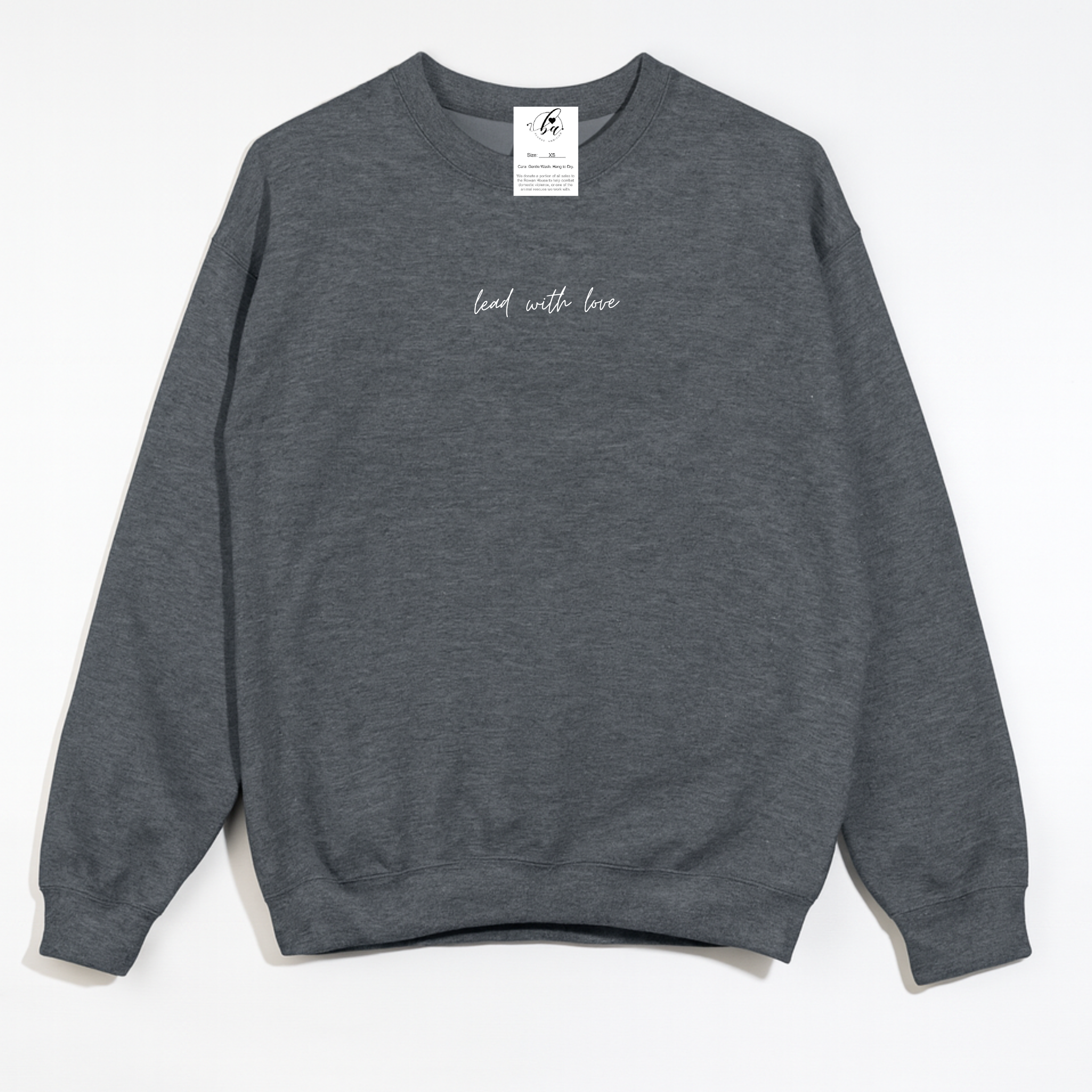 Lead With Love Cozy Crew Neck Sweater