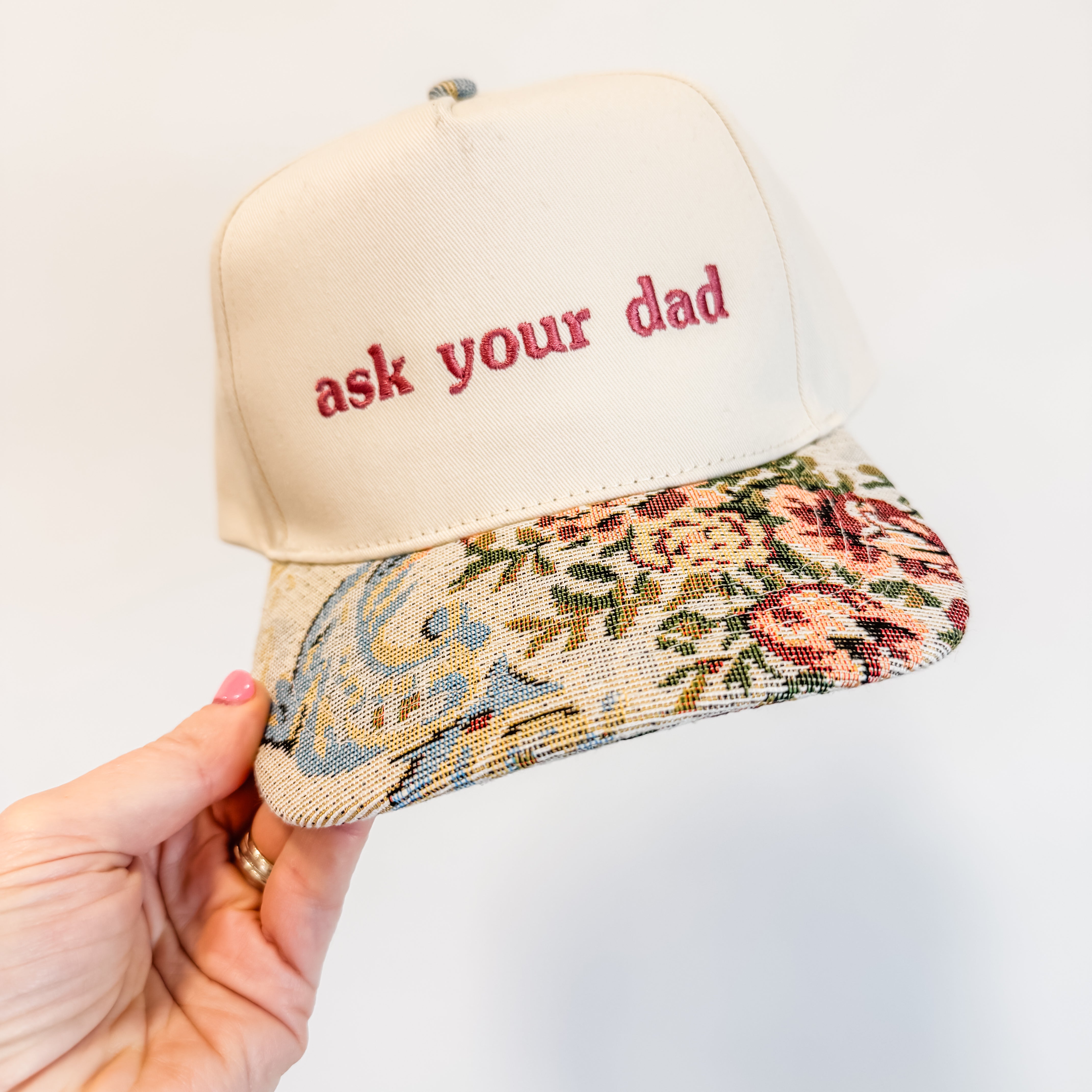 Customizable Embroidered Cap {Read Description!)