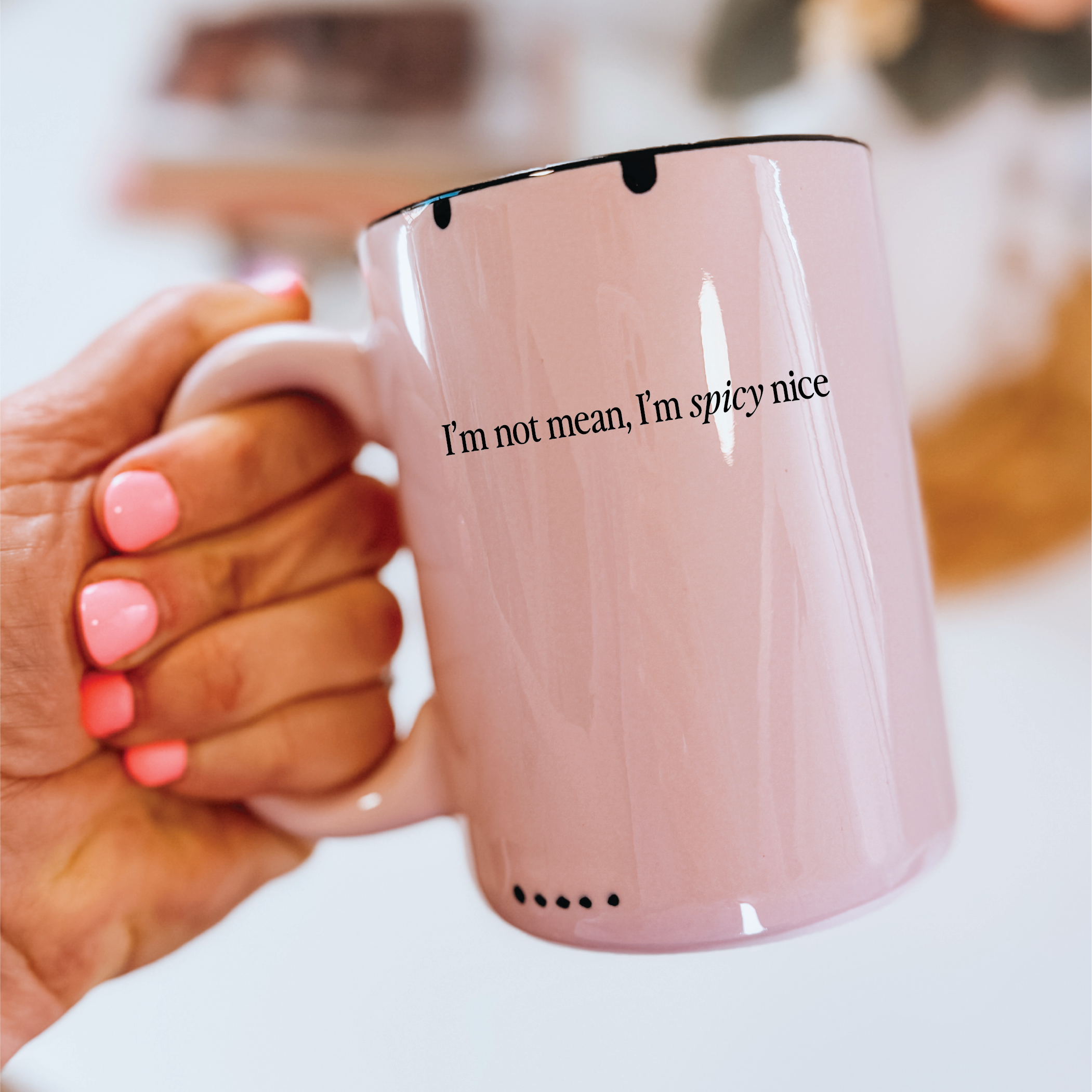I'm not mean, I'm spicy nice 15oz Mug