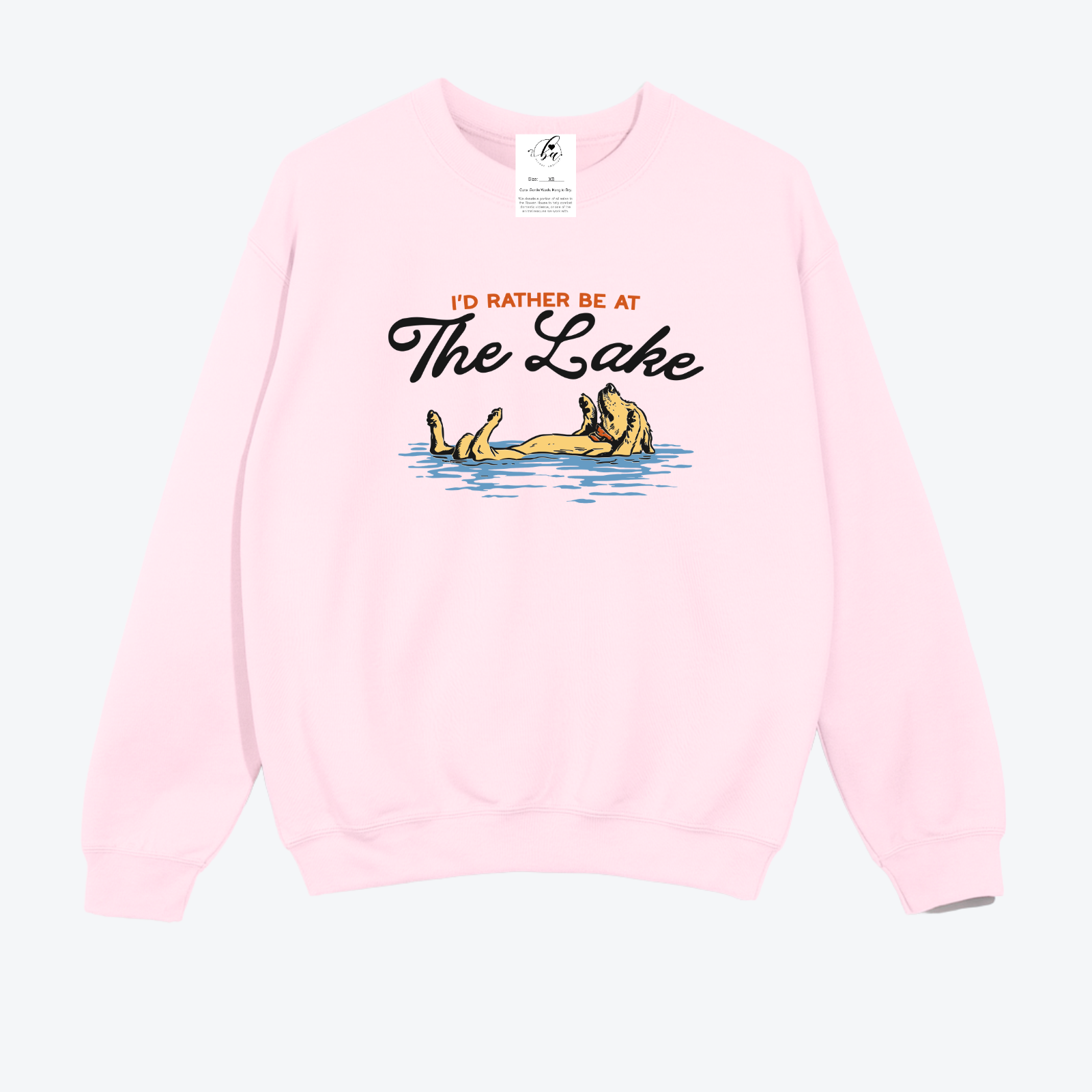 I'd Rather be at the Lake {Dog} Cozy Crew Neck Sweater
