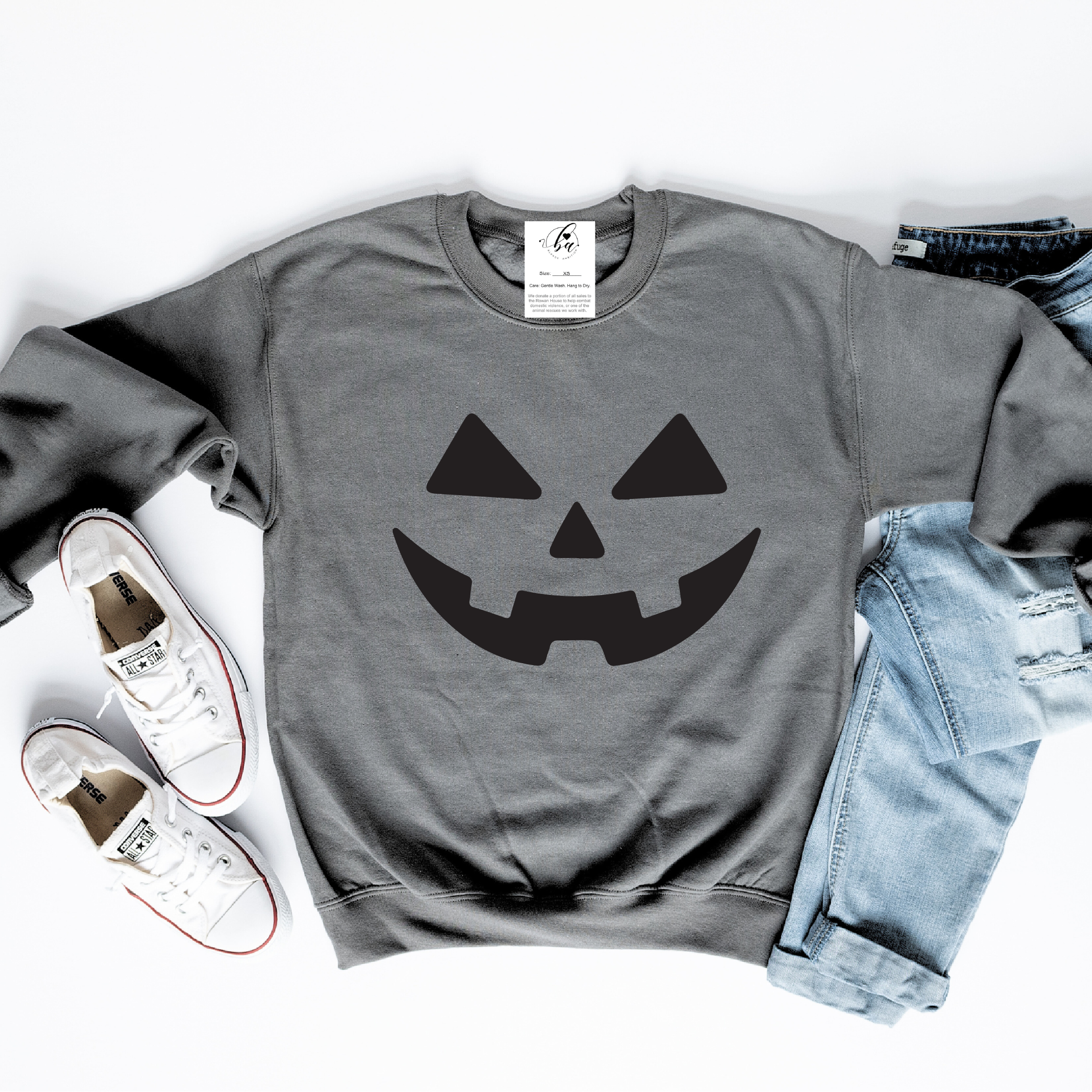 Jack O Lantern Cozy Crew Neck Sweater