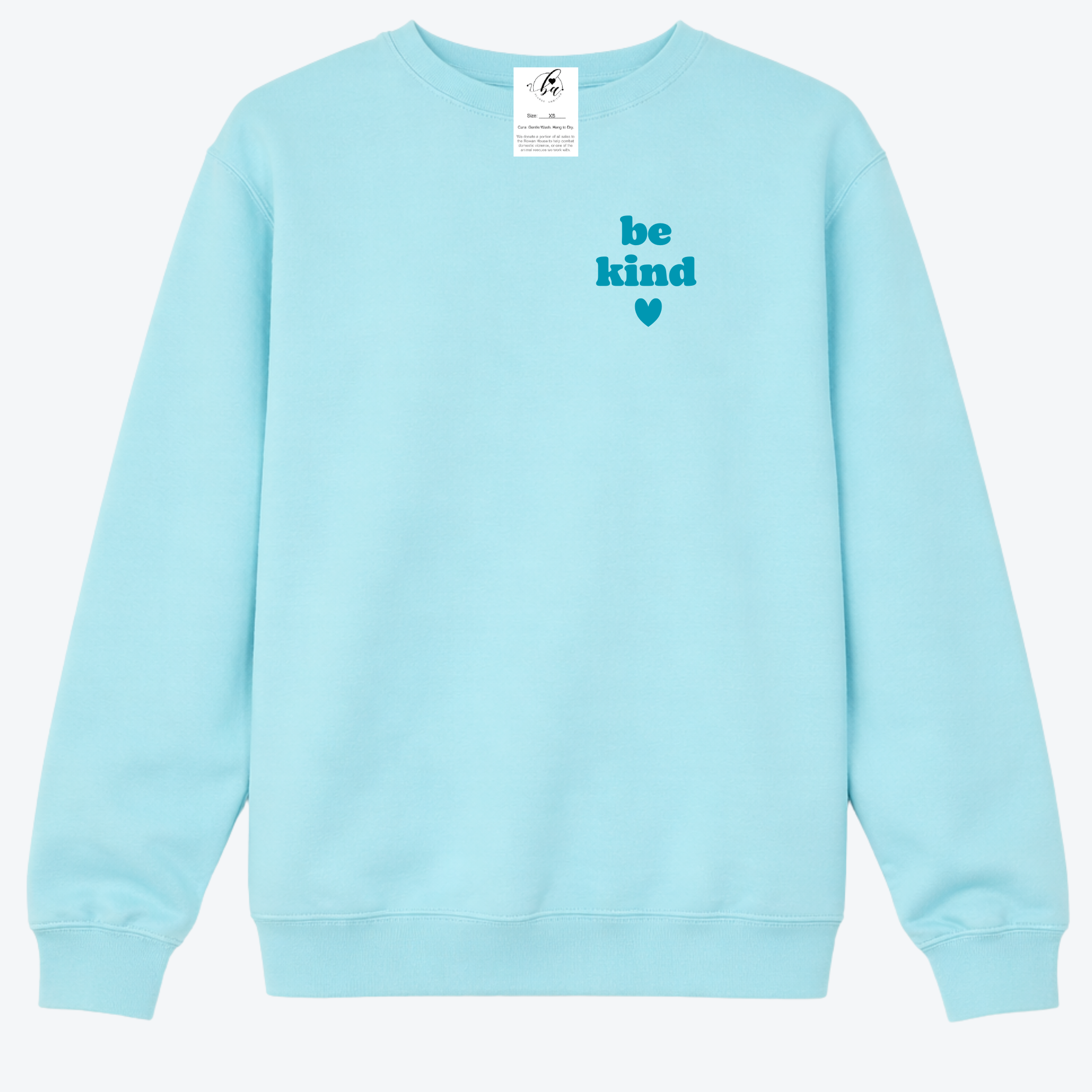 Be Kind {Crest} Cozy Crew Neck Sweater