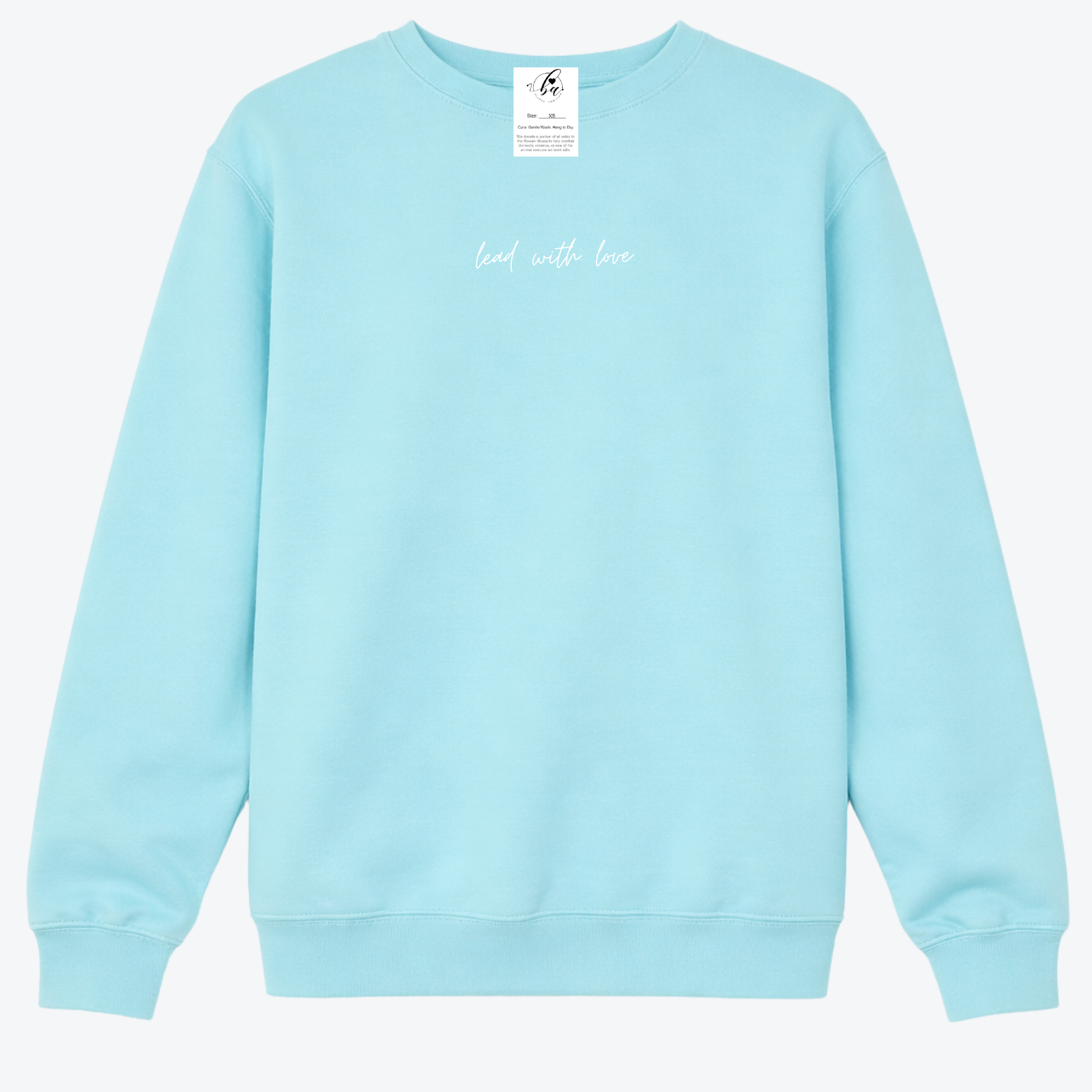 Lead With Love Cozy Crew Neck Sweater