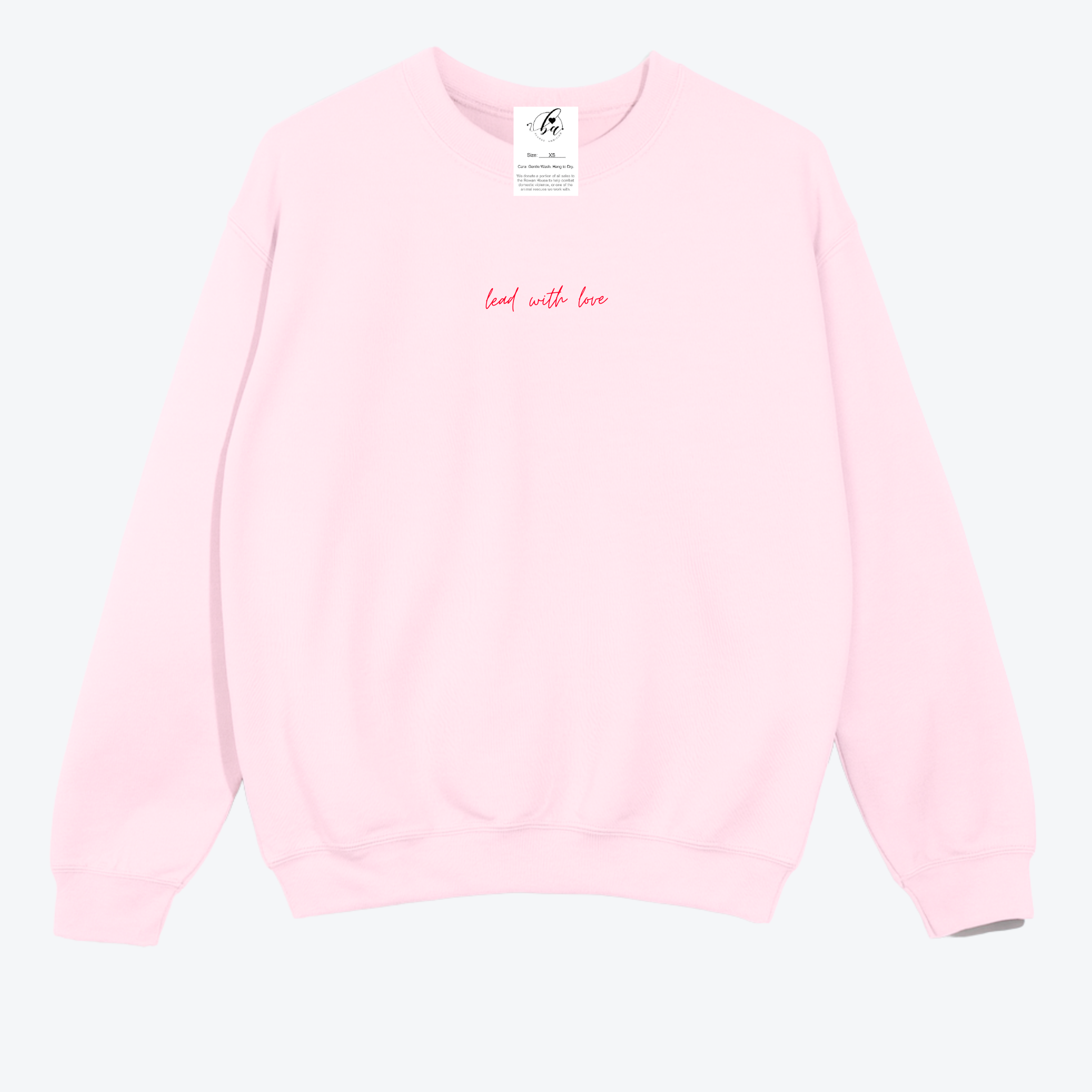 Lead With Love Cozy Crew Neck Sweater
