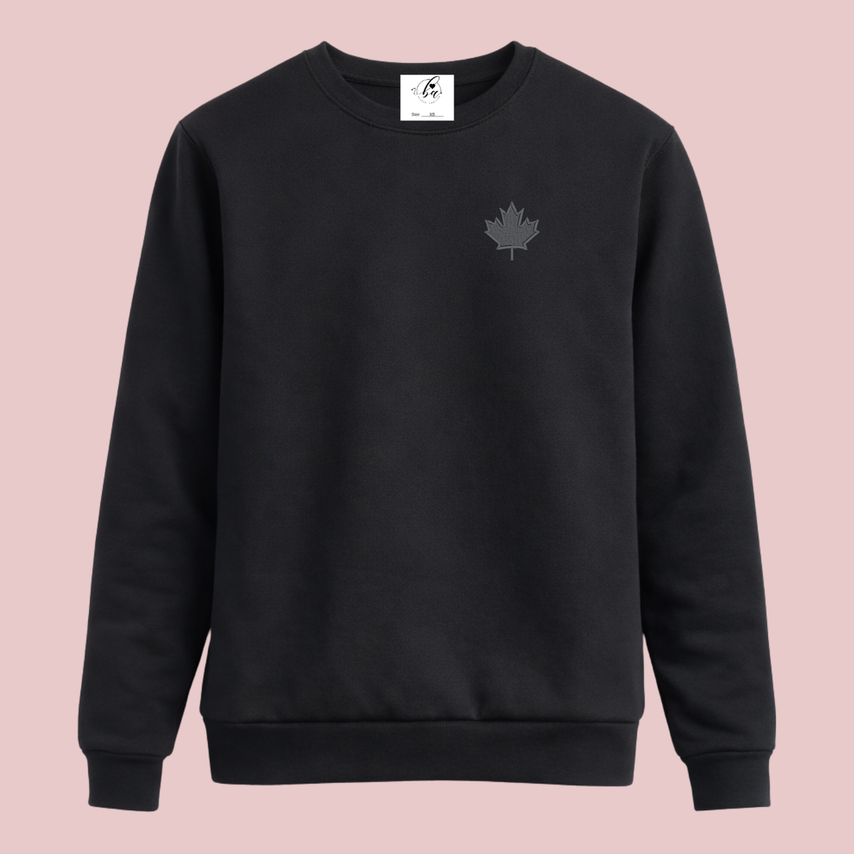 Maple Leaf Embroidered Signature Sweater {Pre-Sale}
