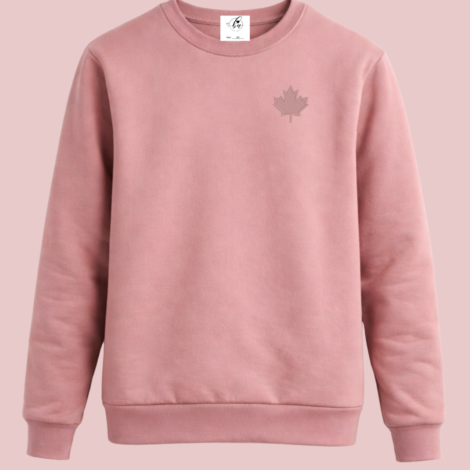 Maple Leaf Embroidered Signature Sweater {Pre-Sale}