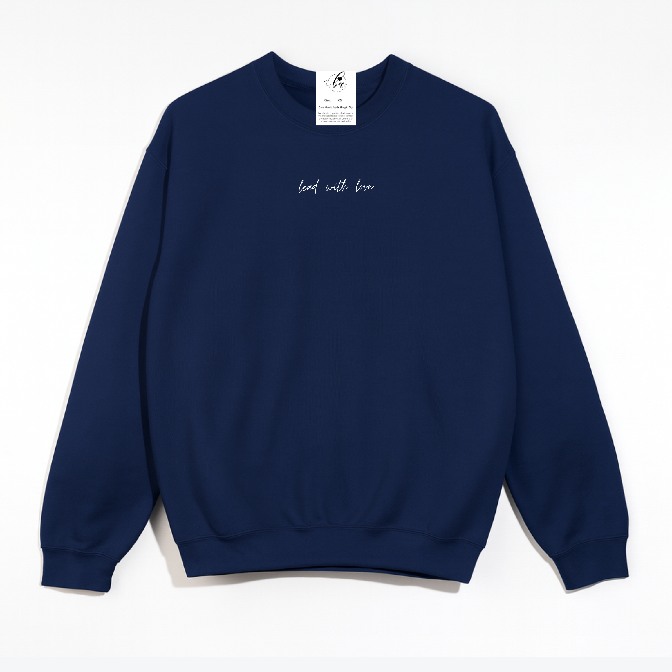 Lead With Love Cozy Crew Neck Sweater
