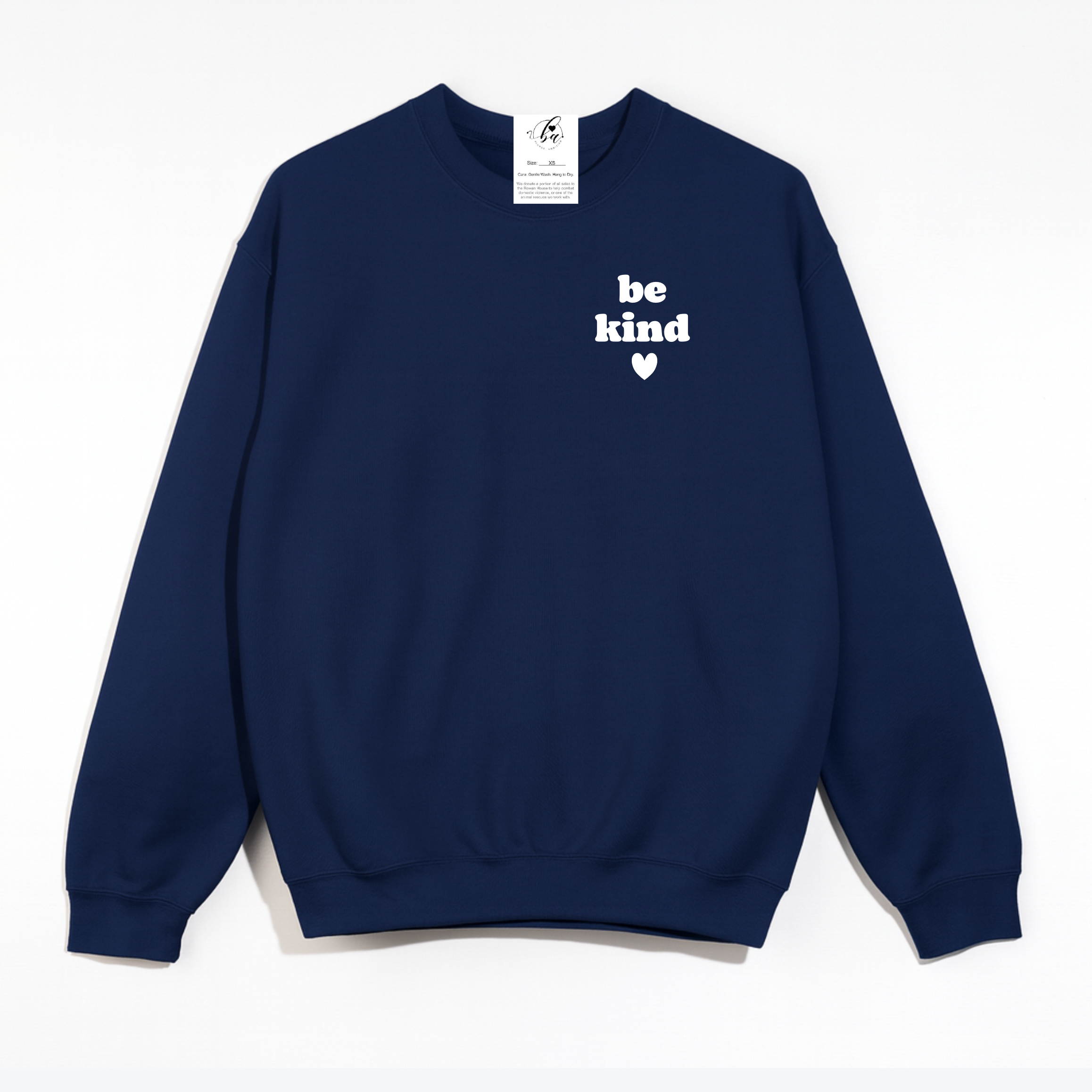 Be Kind {Crest} Cozy Crew Neck Sweater