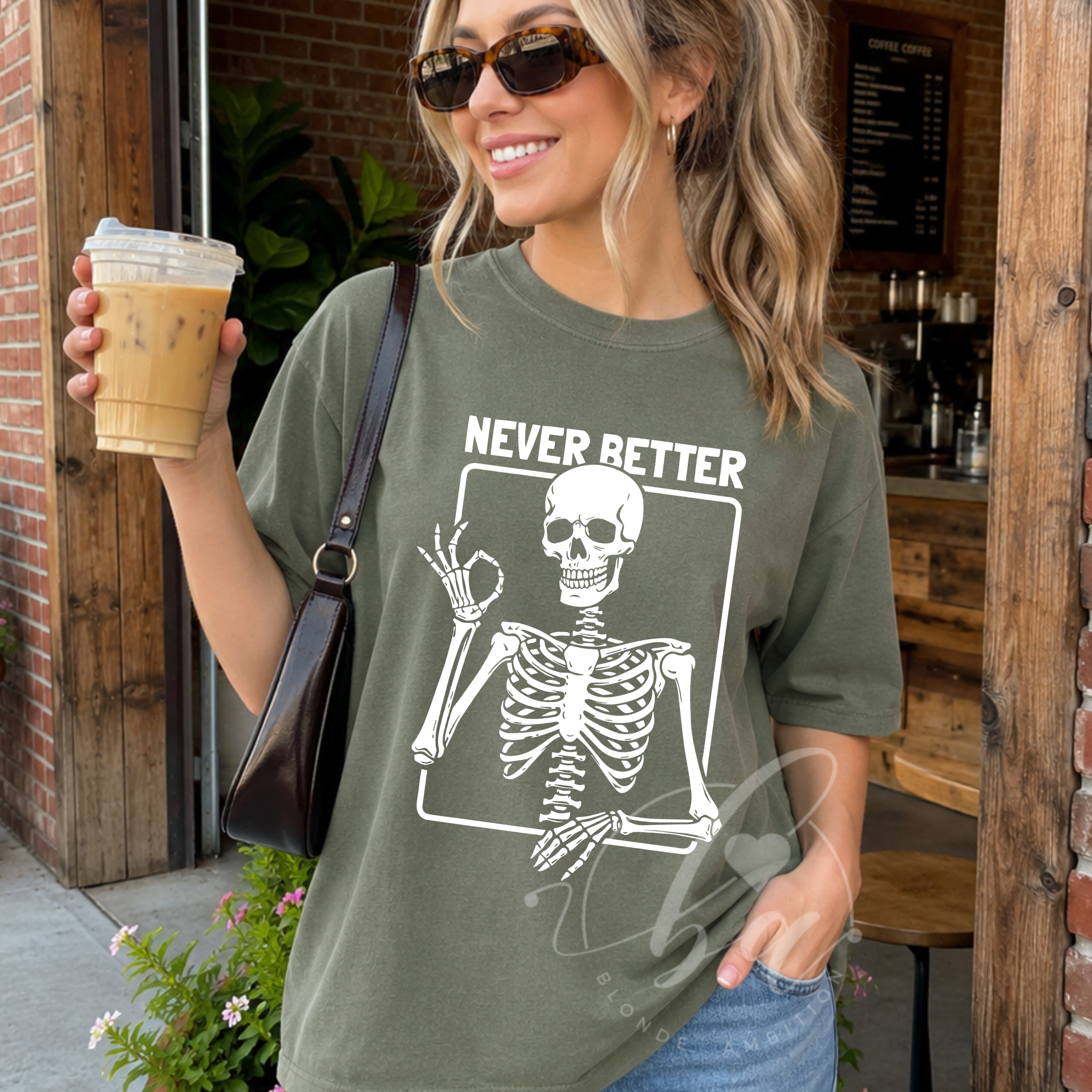 Never Better Heavy Weight Tee (Boxier Style)