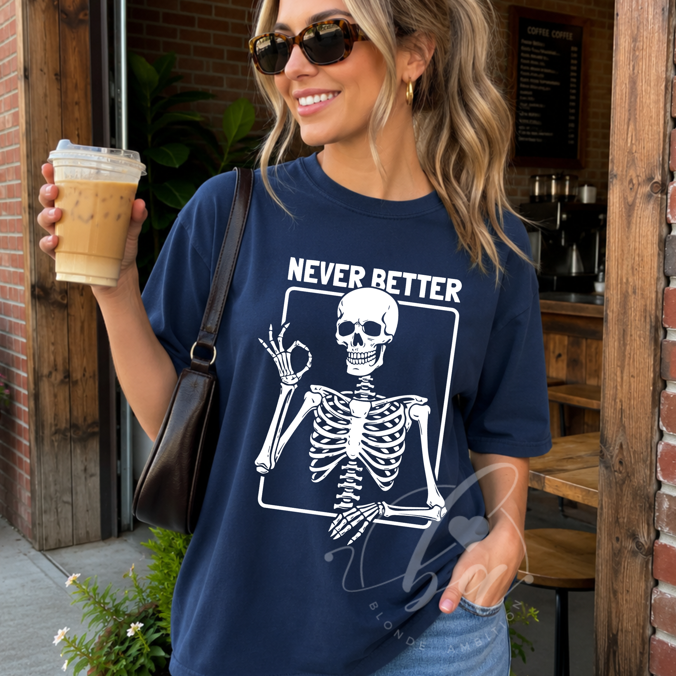 Never Better Heavy Weight Tee (Boxier Style)