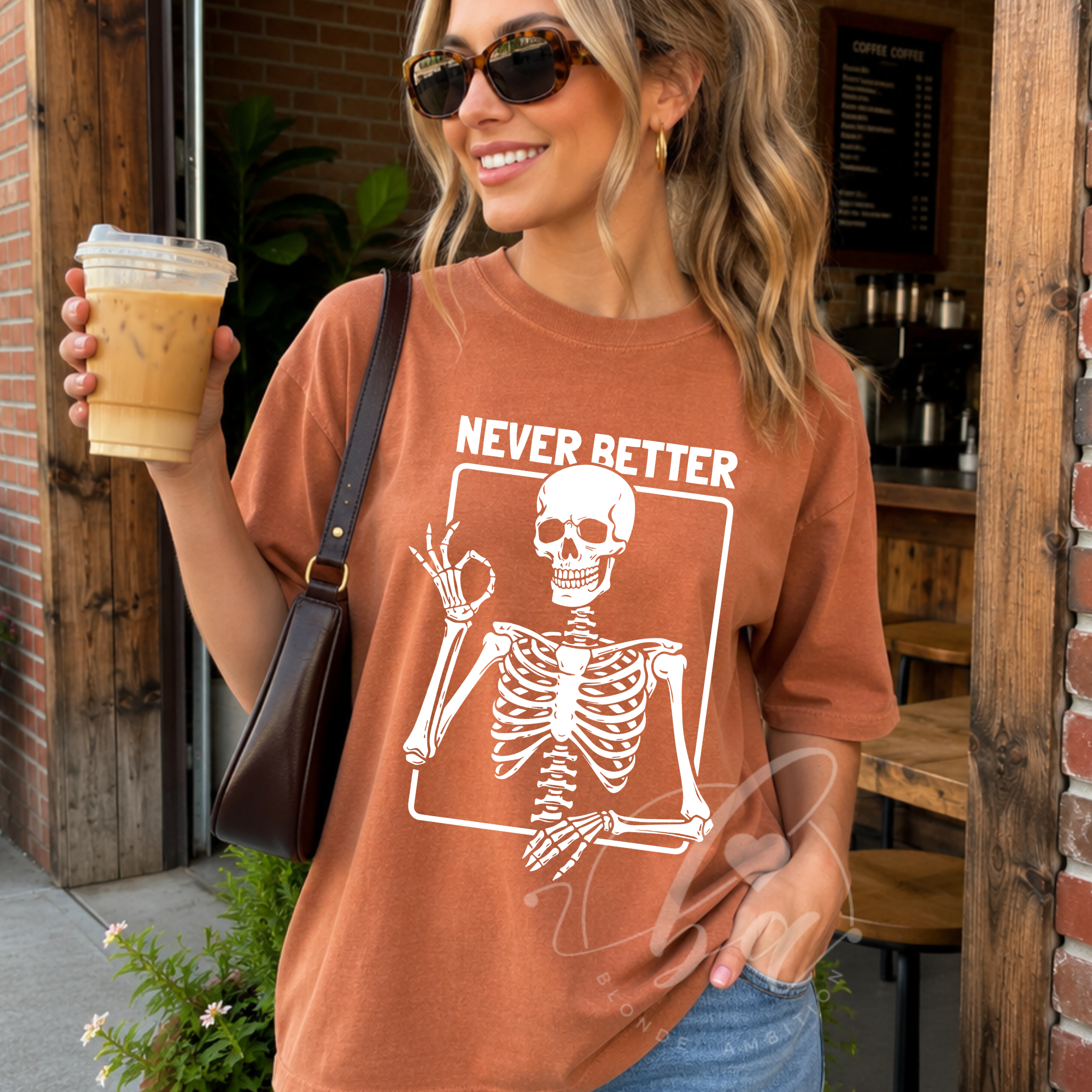 Never Better Heavy Weight Tee (Boxier Style)