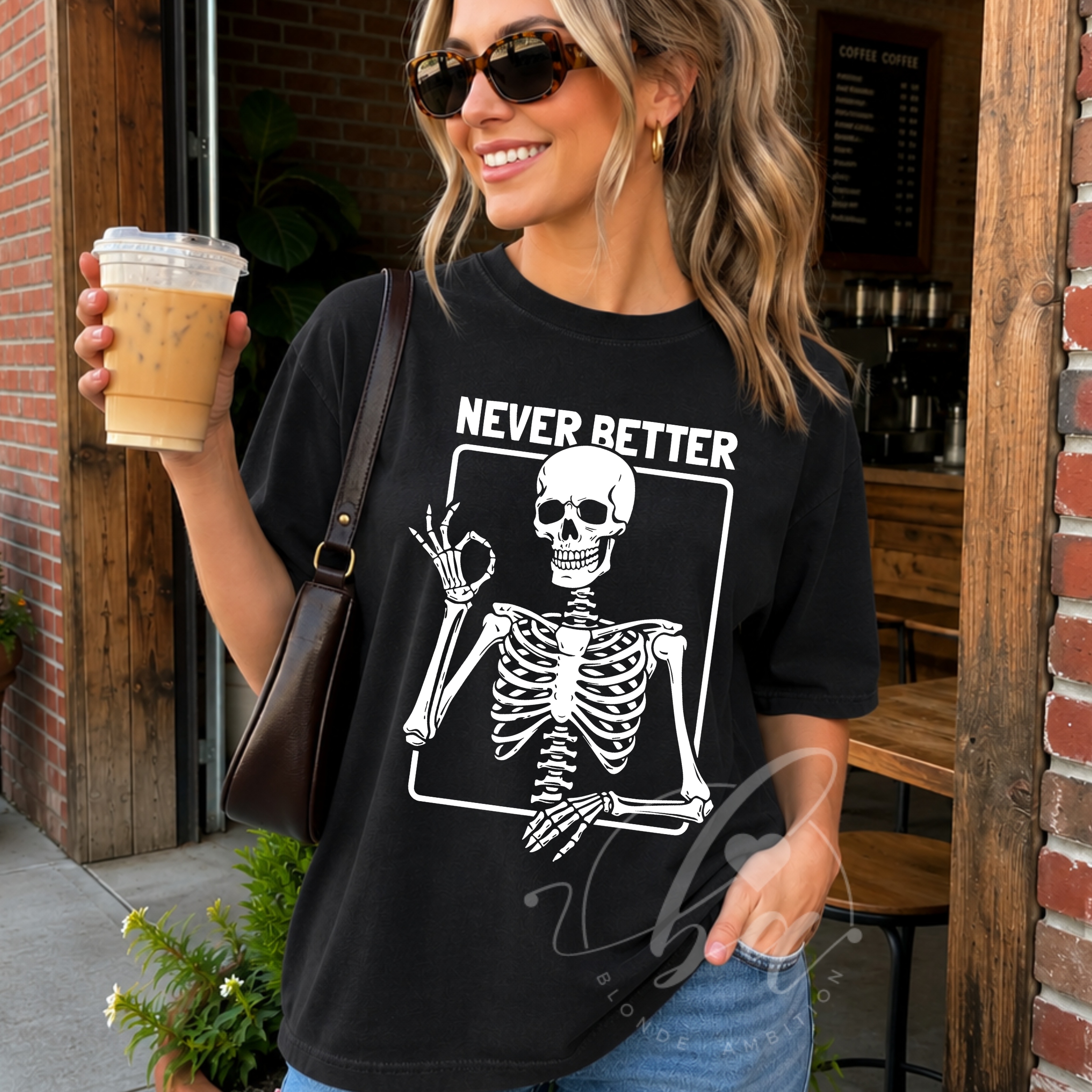 Never Better Heavy Weight Tee (Boxier Style)